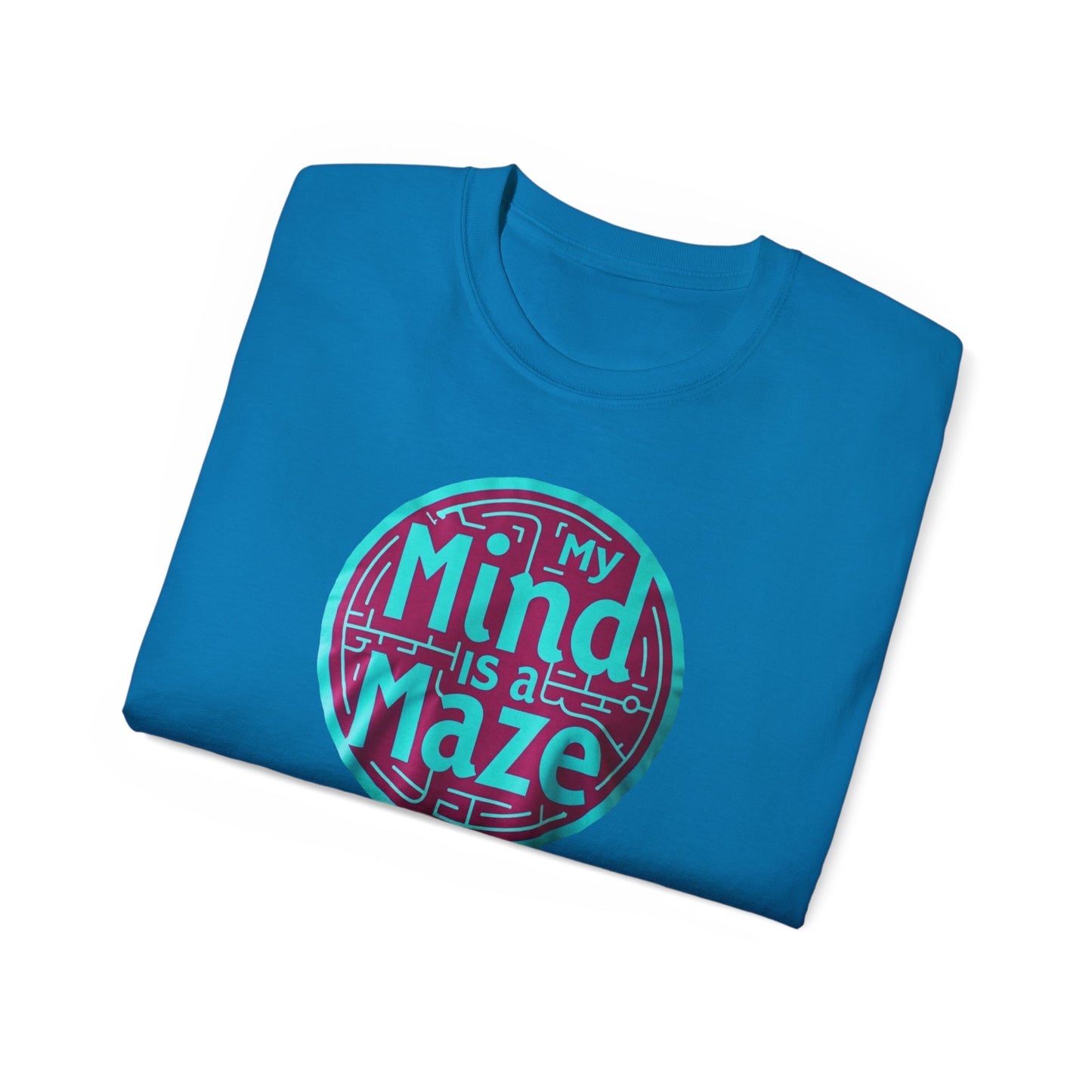 Mind is a Maze Unisex Ultra Cotton Tee - Creative and Thoughtful Shirt