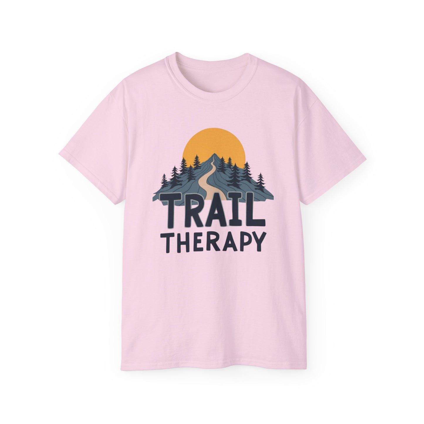 Trail Therapy Unisex Ultra Cotton Tee | Outdoor Lover Gift, Adventure Shirt, Nature Tee, Hiking Apparel, Relaxation Wear - Psychonaut Swag