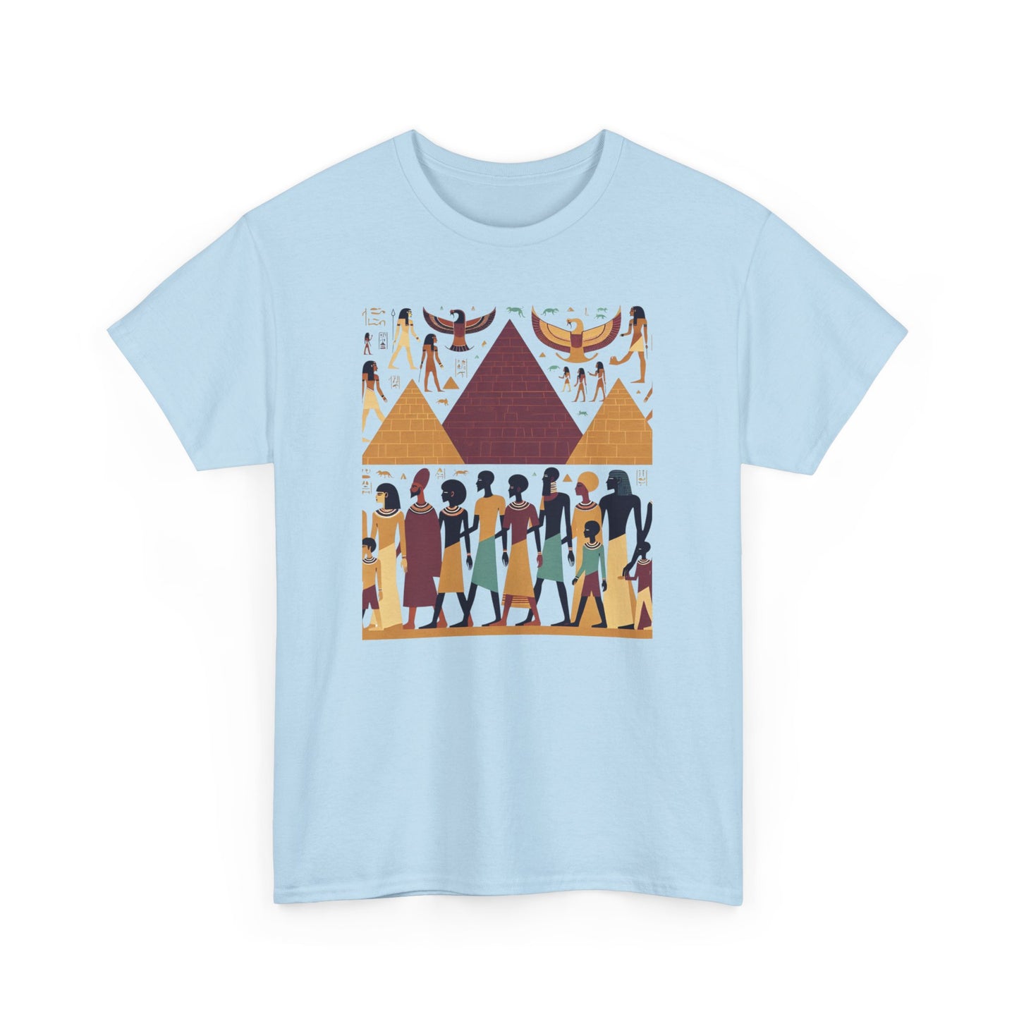 Hieroglyphic Recall, Unisex Heavy Cotton Tee - Psychonaut Swag