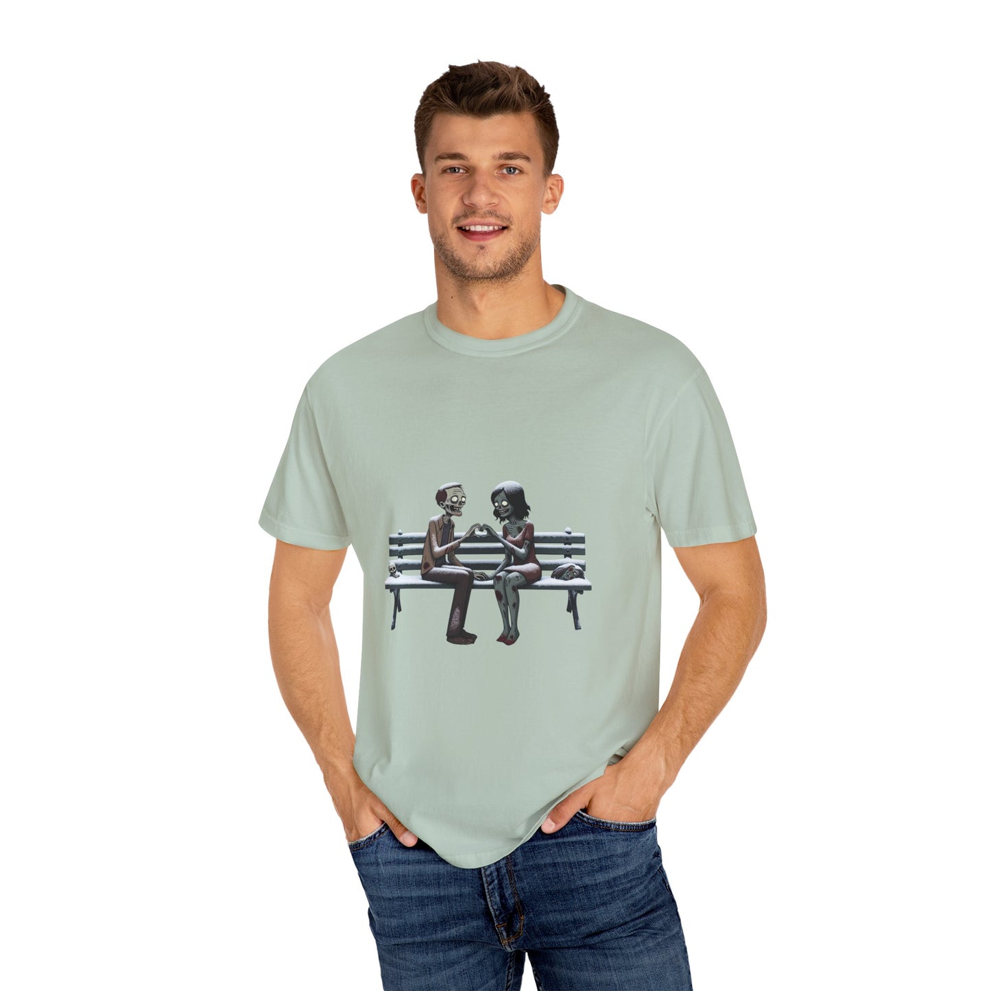 Park bench, Unisex Garment-Dyed T-shirt