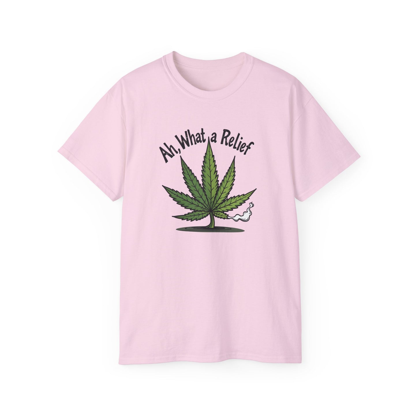 Ah, What a Relief Unisex Ultra Cotton Tee - Perfect for Cannabis Enthusiasts - Psychonaut Swag