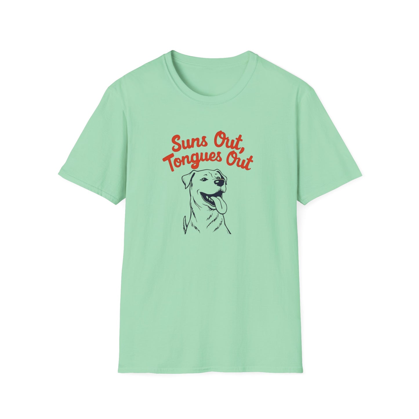 Suns Out, Tongues Out T-Shirt – Unisex Summer Tee, Dog Lovers Gift, Casual Wear, Cute Pet Shirt, Animal Lover Apparel - Psychonaut Swag