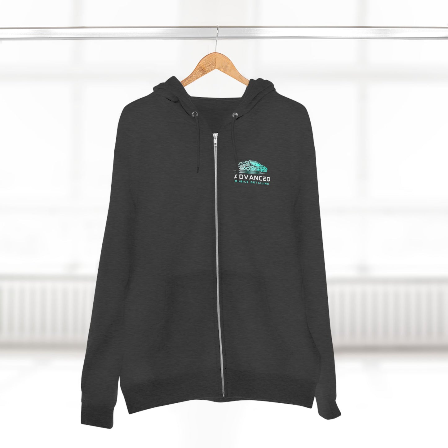 Advanced Mobile zip-up, Exploration Unisex Zip Hoodie, Cozy Zip Up, Casual Wear, Gift for Adventurers, Travel Enthusiasts