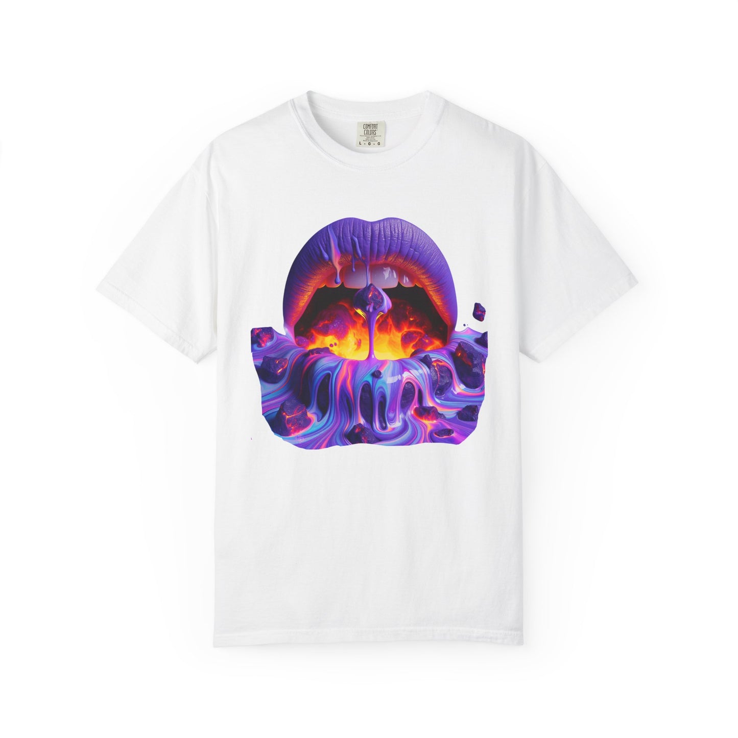 Lava Lips, Unisex Garment-Dyed T-shirt