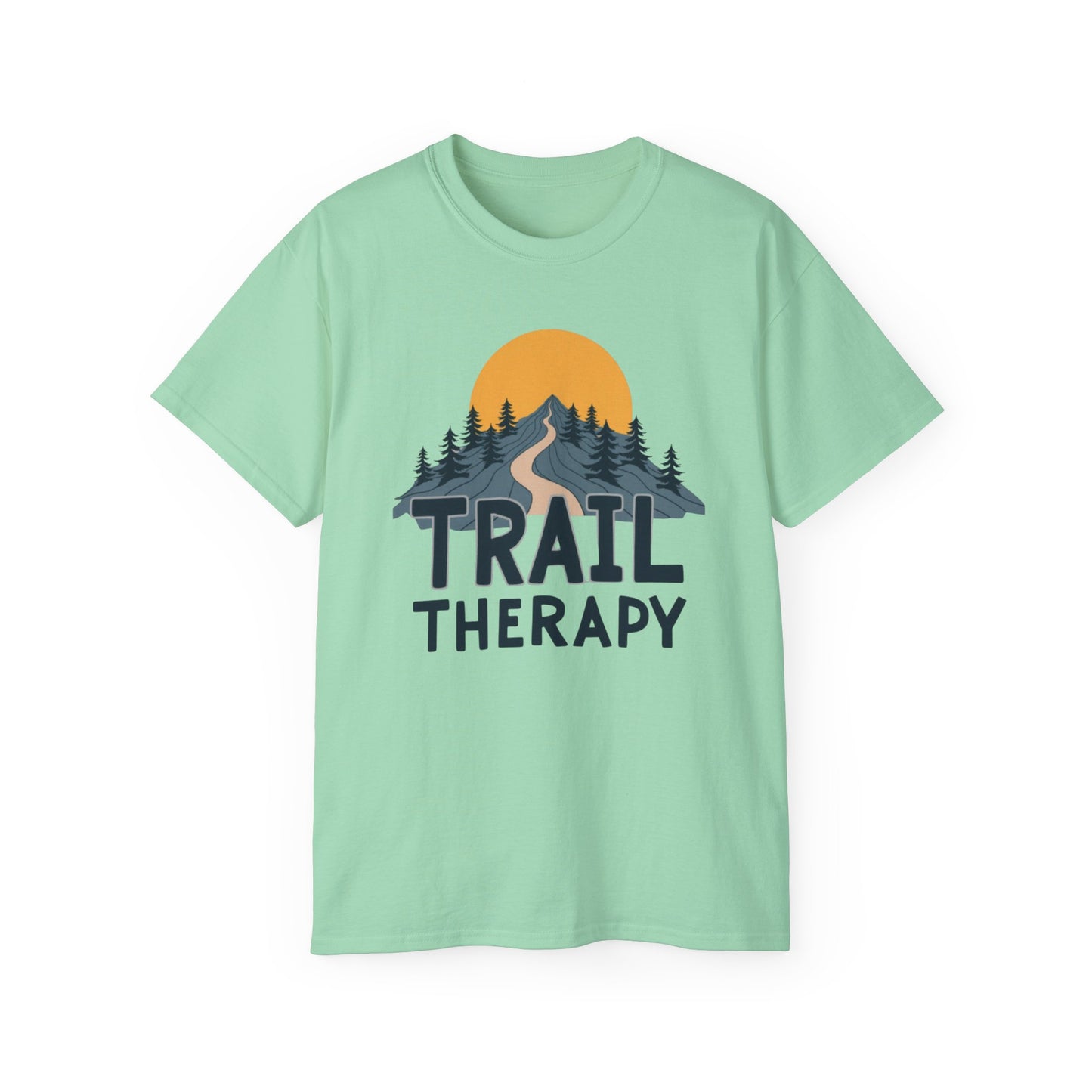 Trail Therapy Unisex Ultra Cotton Tee | Outdoor Lover Gift, Adventure Shirt, Nature Tee, Hiking Apparel, Relaxation Wear - Psychonaut Swag