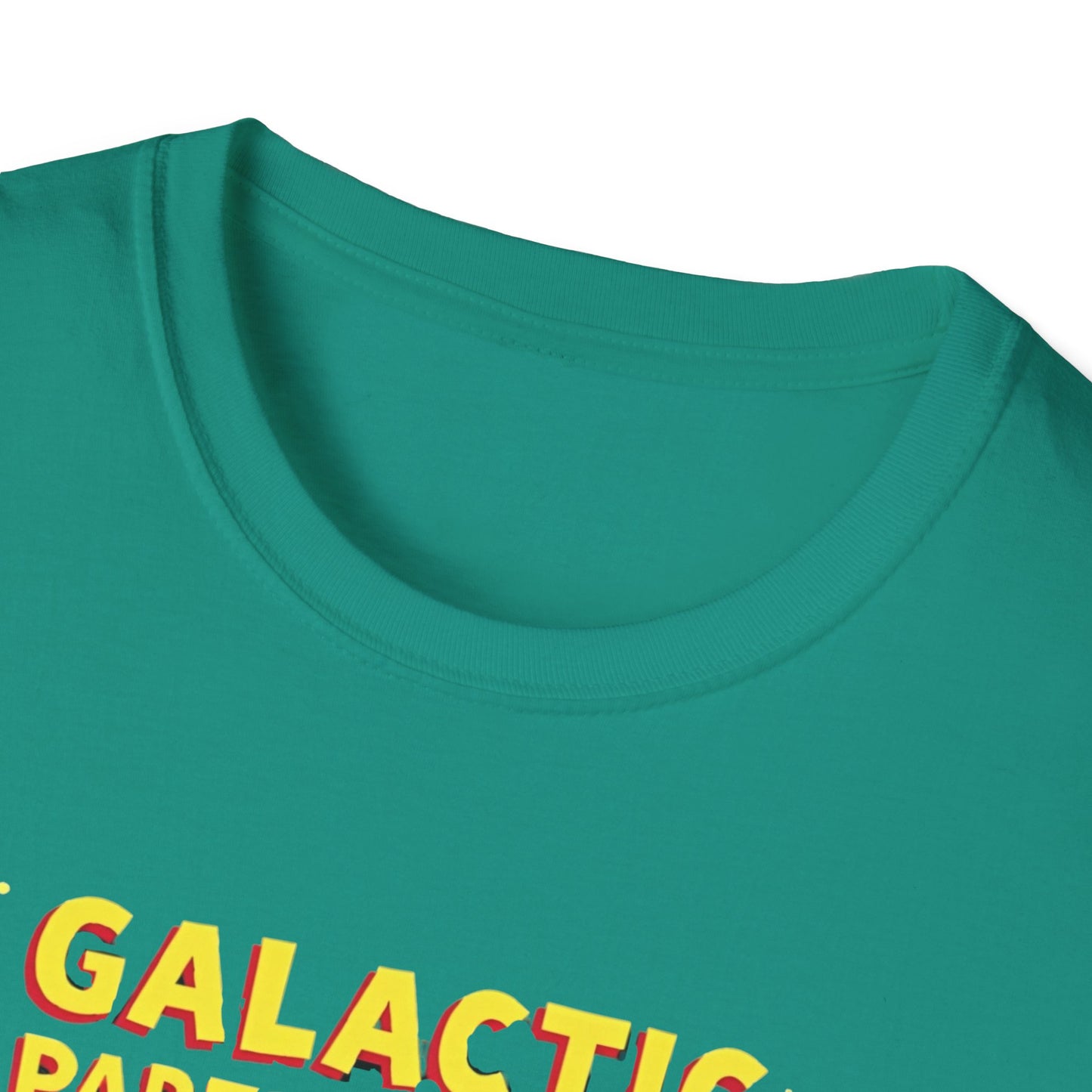Galactic Party Animal T-Shirt - Unisex Softstyle Tee for Fun Gatherings - Psychonaut Swag