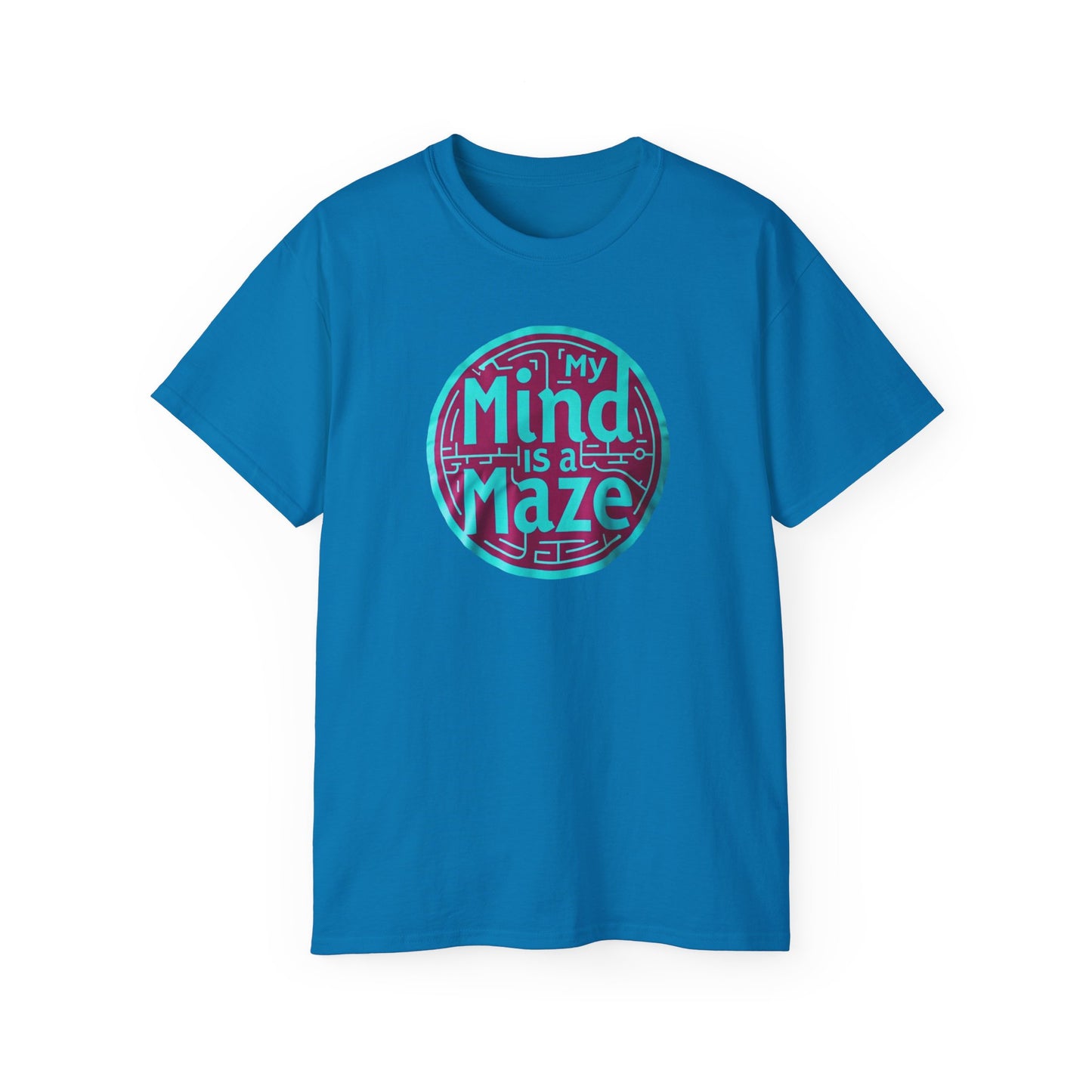 Mind is a Maze Unisex Ultra Cotton Tee - Creative and Thoughtful Shirt - Psychonaut Swag