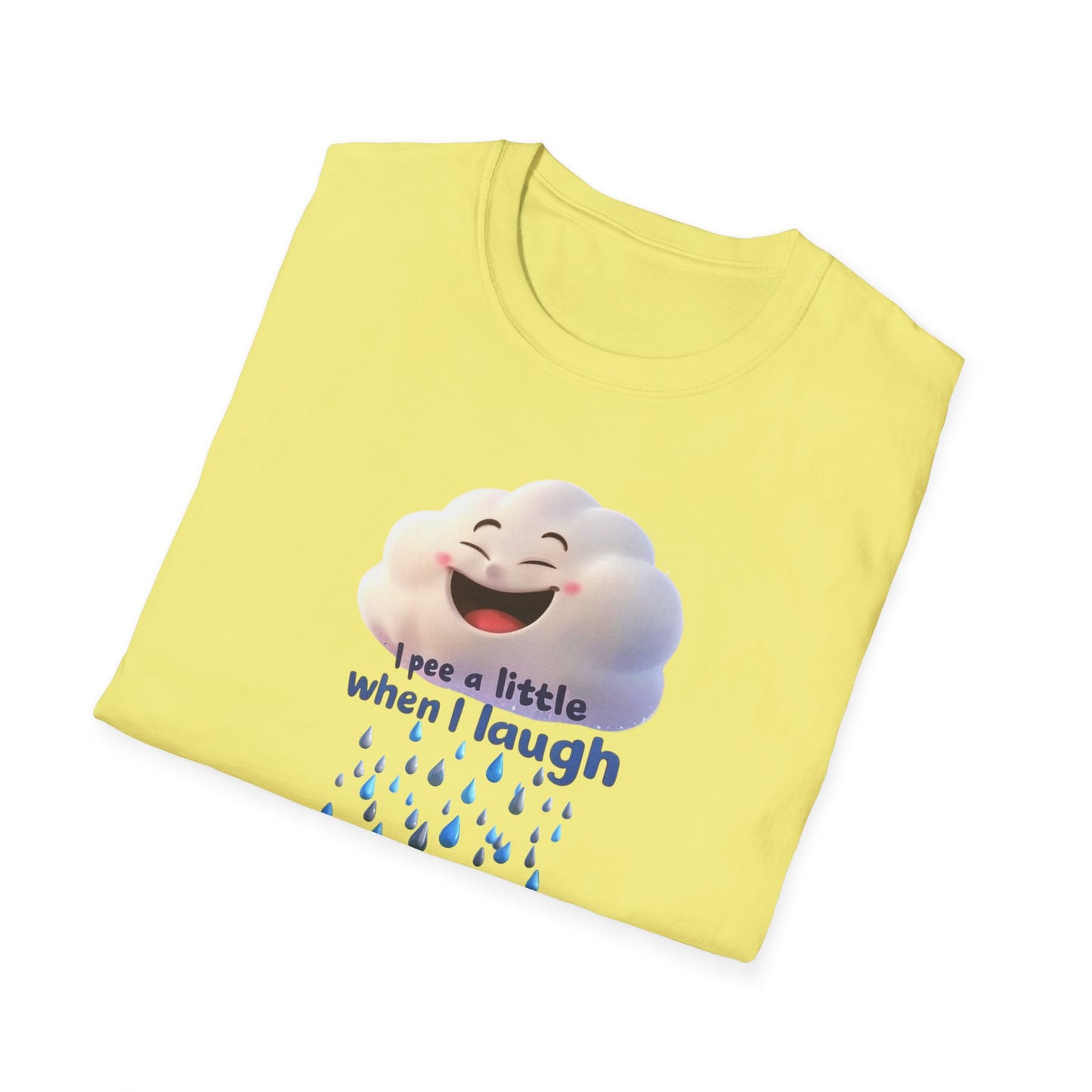 Cloud Laughing Causes Rains, Unisex Softstyle T-Shirt