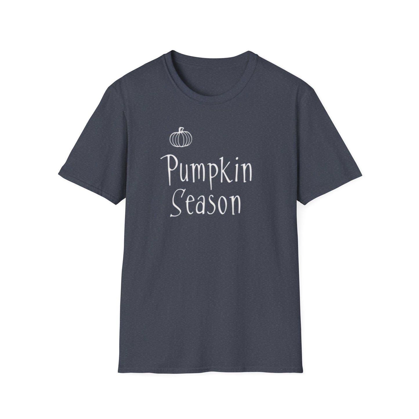 Pumpkin Season, Unisex Softstyle T-Shirt - Casual Wear, Fall Fashion, Halloween, Harvest Celebration, Gift Idea