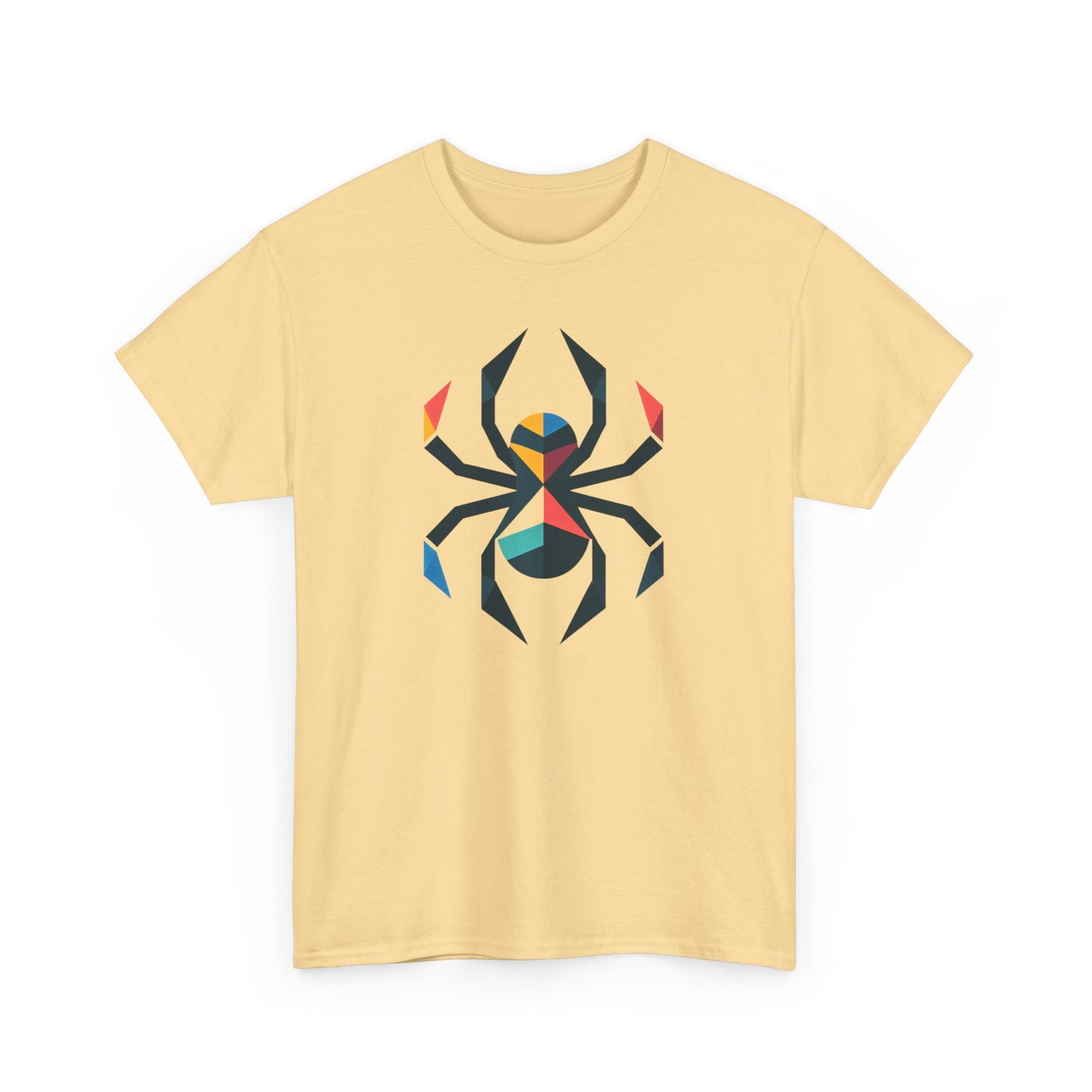 Colorful Spider, Graphic Unisex Heavy Cotton Tee - Psychonaut Swag