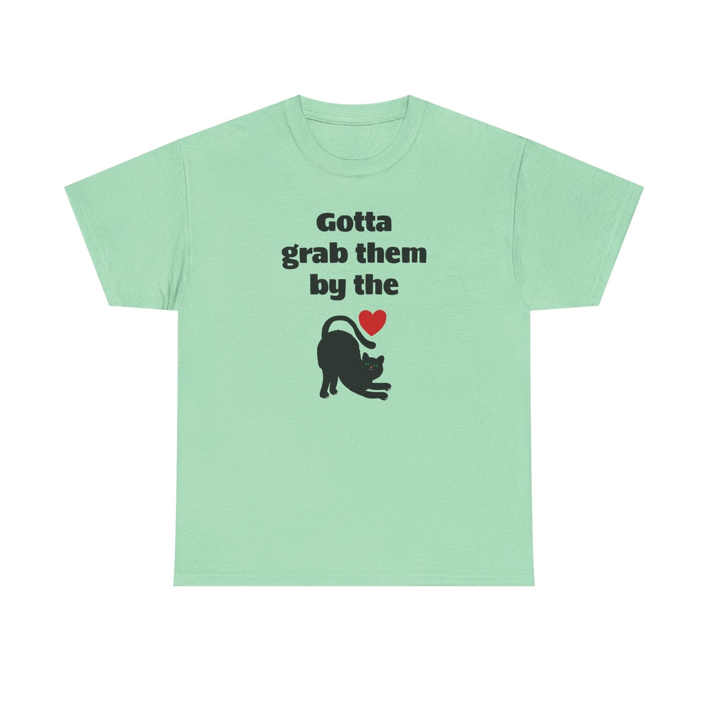 Grab the Cat, Unisex Heavy Cotton Tee - Psychonaut Swag