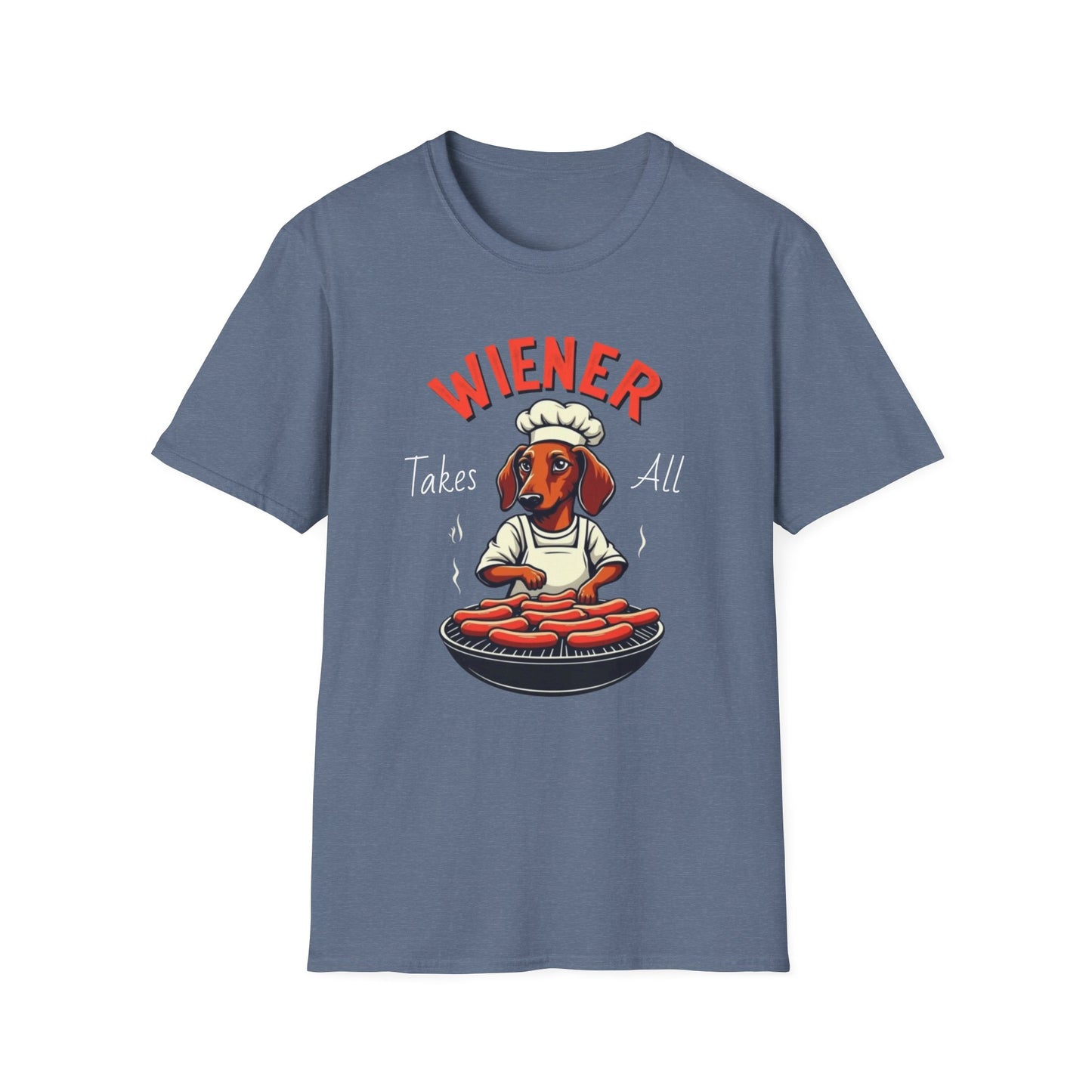 Wiener takes all, Dog Humor T-Shirt, Funny Pet Lover Gift, Cute Dog Tee, Unisex Funny Shirt, Dog Lover's Apparel - Psychonaut Swag