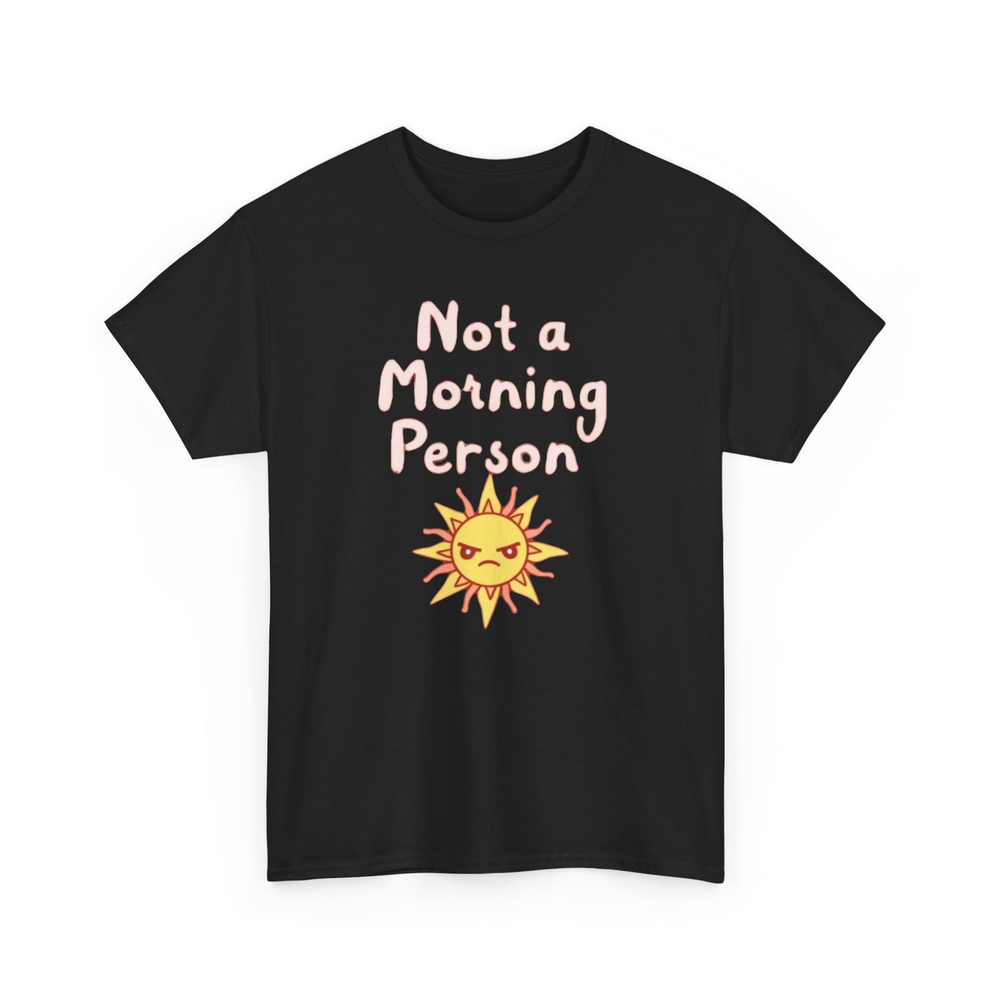Not a Morning Person, Unisex Cotton T-Shirt, Fun Apparel for Kids and Adults, Perfect Gift for Birthdays and Celebrations - Psychonaut Swag