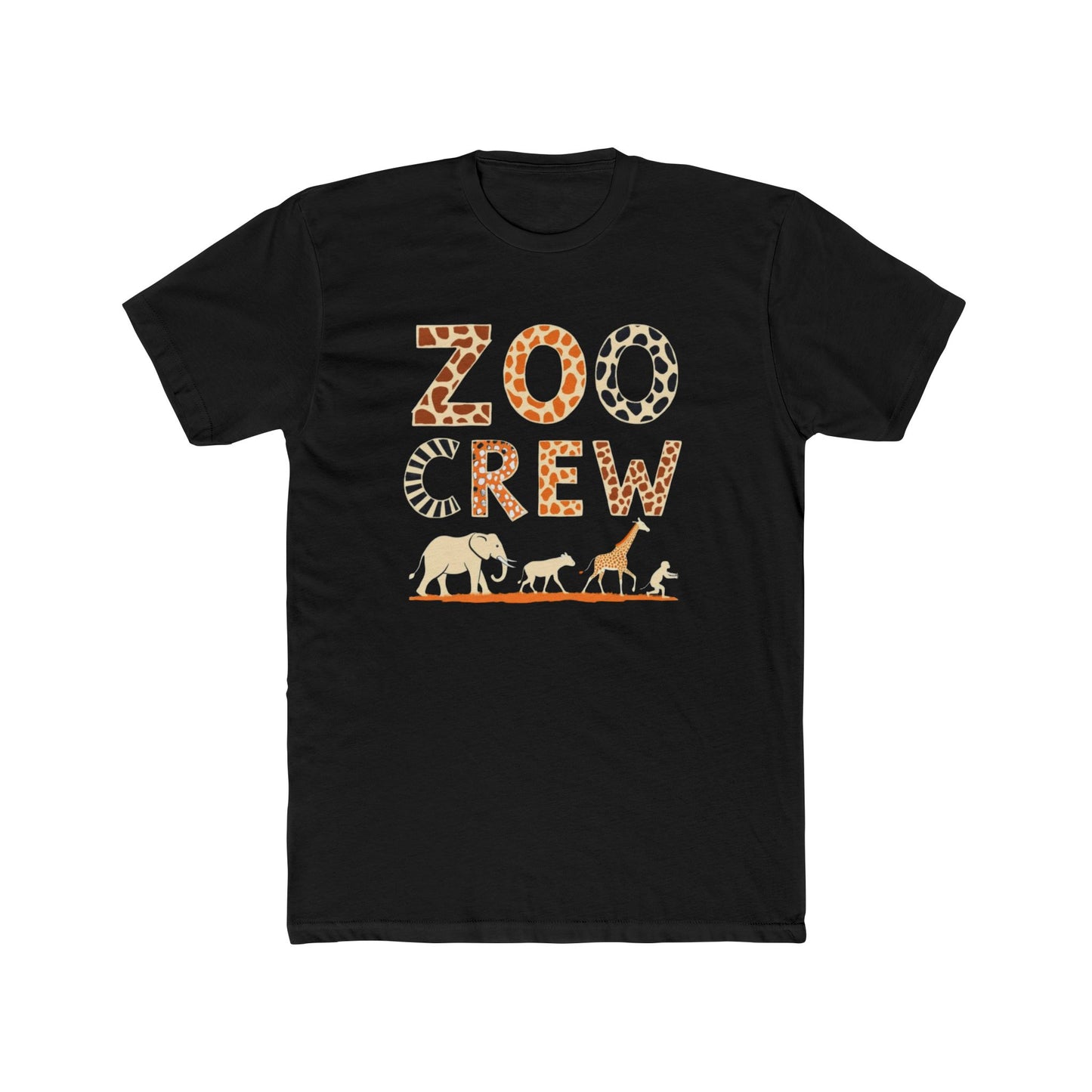 Zoo Crew Unisex Cotton Crew Tee, Animal Shirt, Wildlife Apparel, Zoo Membership Gift, Family Outing Tee, Fun Educational Outfits - Psychonaut Swag