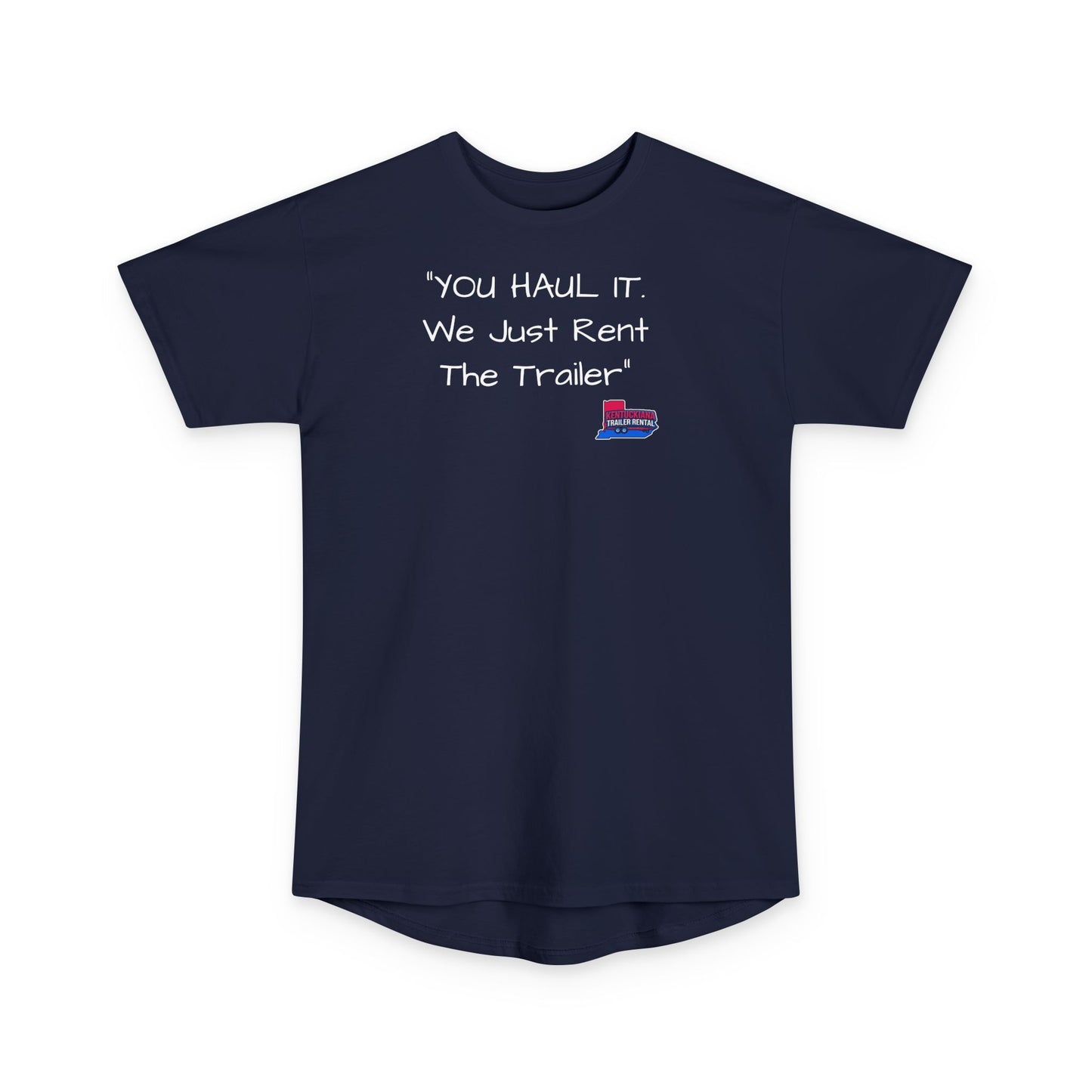 Tall mock2, Kentuckiana small biz swag, Tall, Long Body, Graphic Shirt, Casual Streetwear, Gift for Renters & Travelers, Summer Essential