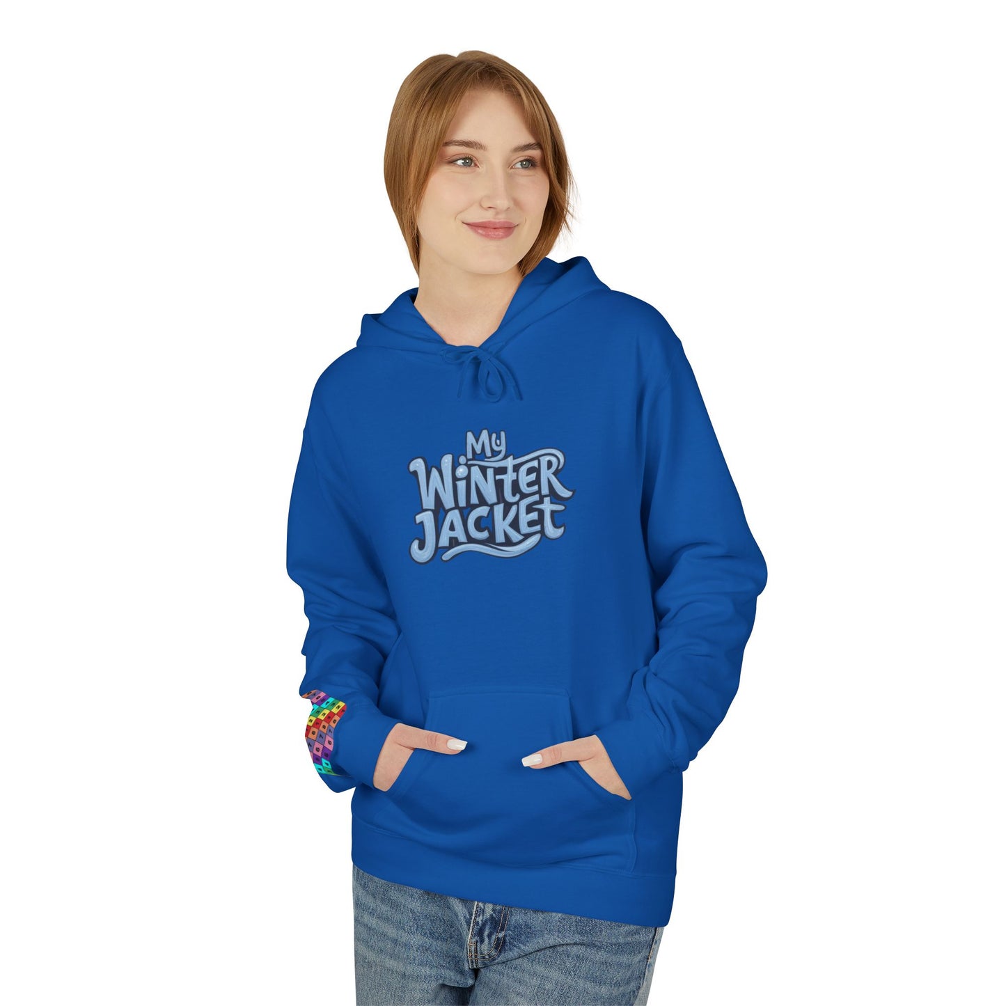 My Winter Jacket, Unisex Midweight Softstyle Fleece Hoodie - Psychonaut Swag