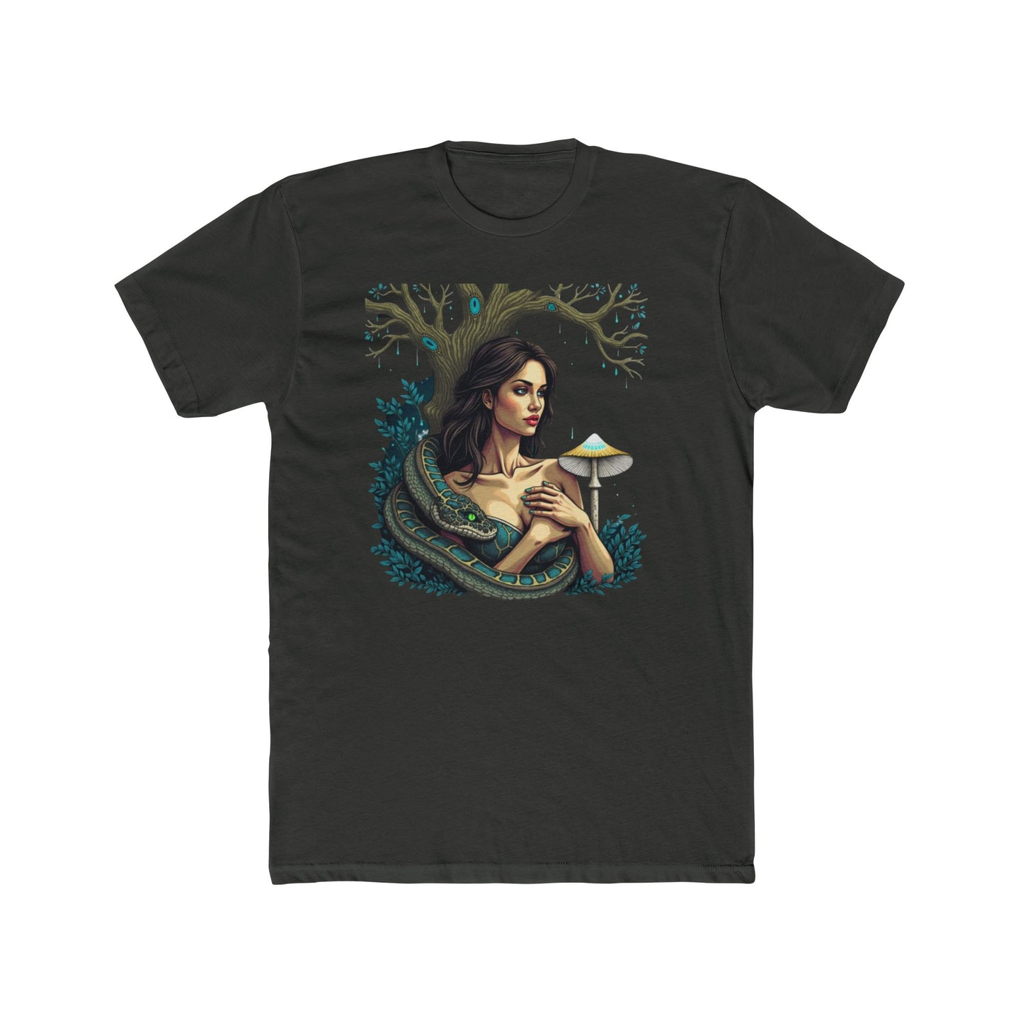 Forbidden Fruit, Enchanted Forest Graphic Tee | Nature Lover Shirt, Bohemian Apparel, Unique Gift, Casual Wear, Art Tee - Psychonaut Swag