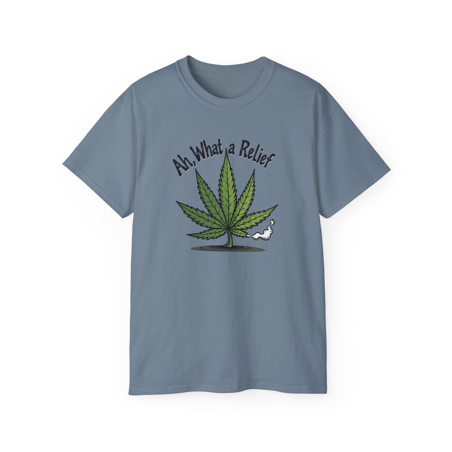 Ah, What a Relief Unisex Ultra Cotton Tee - Perfect for Cannabis Enthusiasts - Psychonaut Swag