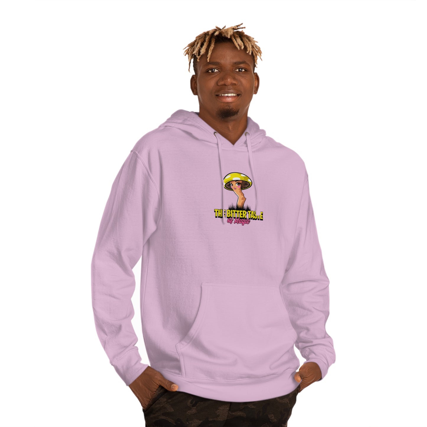 Hooded Sweatshirt: Bite Back Shroom Design - Psychonaut Swag
