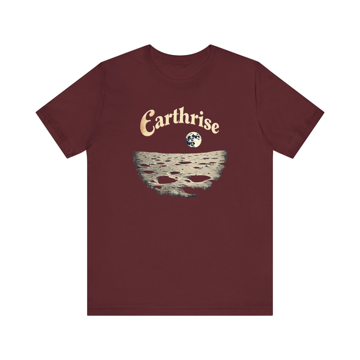 Earthrise Unisex Tee | Vintage Style Graphic Shirt, Eco-Friendly Apparel, Gift for Nature Lovers, Casual Wear, Astronomy Gift