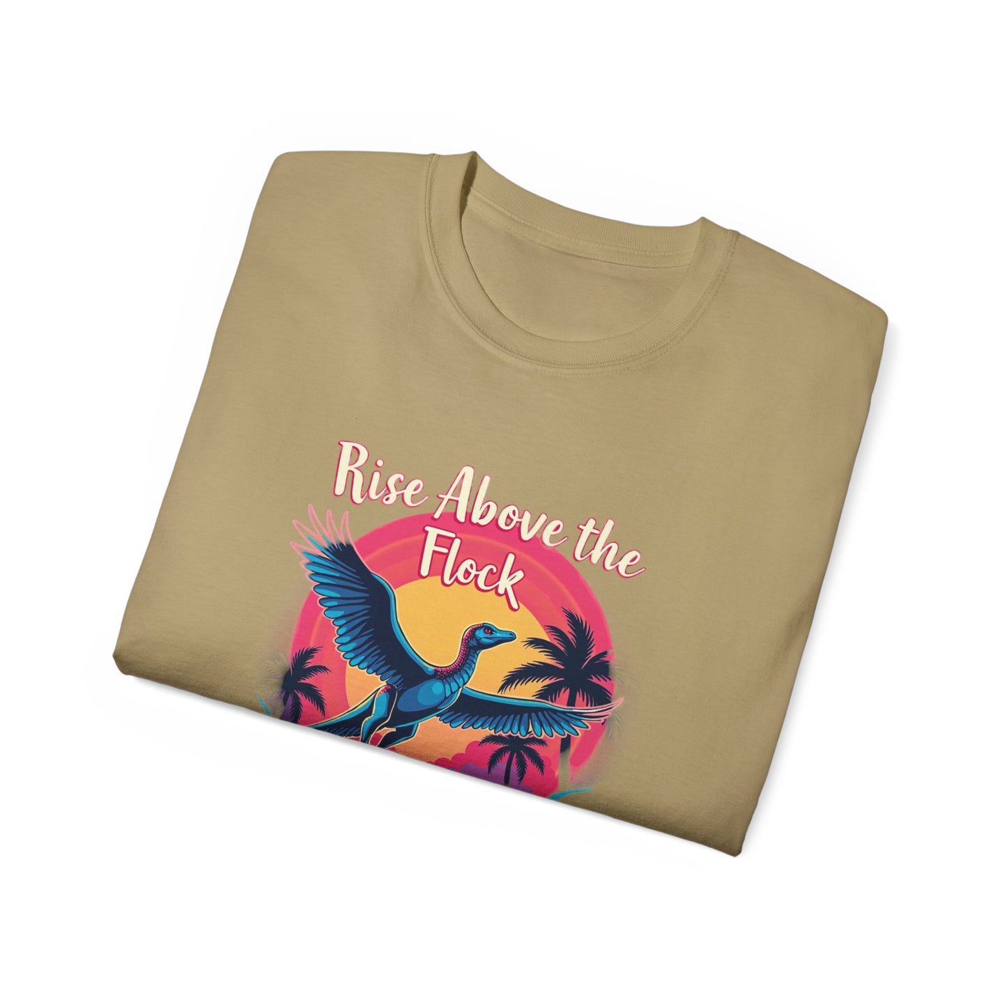 Rise Above the Flock Unisex Ultra Cotton Tee - Tropical Vibe Shirt - Psychonaut Swag