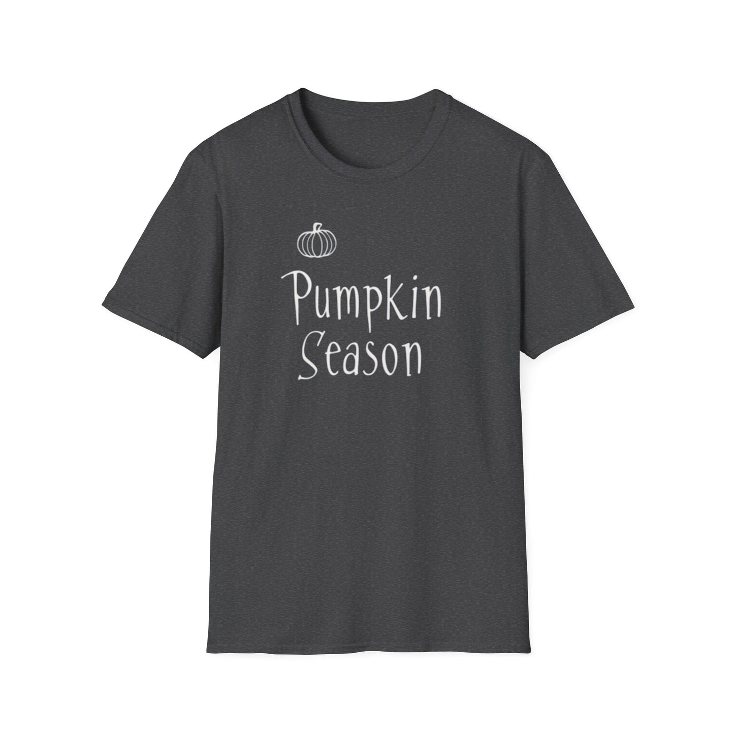 Pumpkin Season, Unisex Softstyle T-Shirt - Casual Wear, Fall Fashion, Halloween, Harvest Celebration, Gift Idea