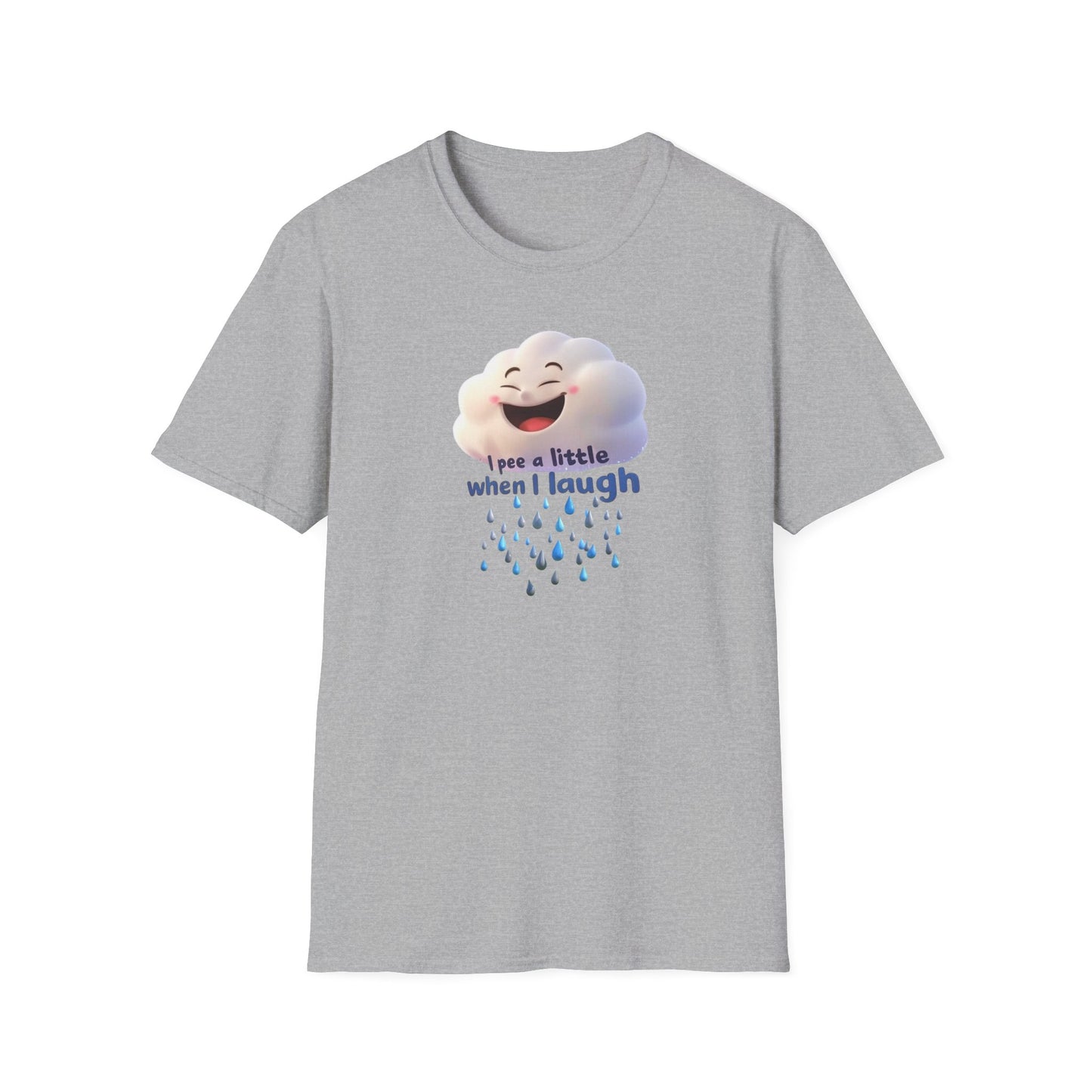 Cloud Laughing Causes Rains, Unisex Softstyle T-Shirt