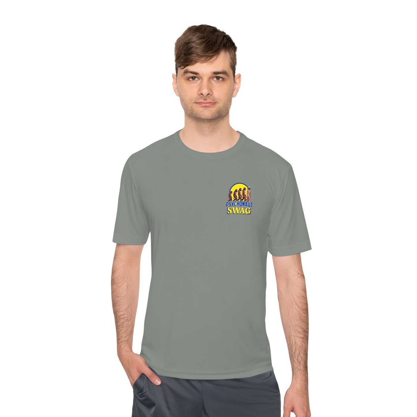 Psychonaut Swag, Small Biz, Unisex Moisture Wicking Tee, Workout Shirt, Gift for Car Enthusiasts, Casual Wear, Summer Activewear