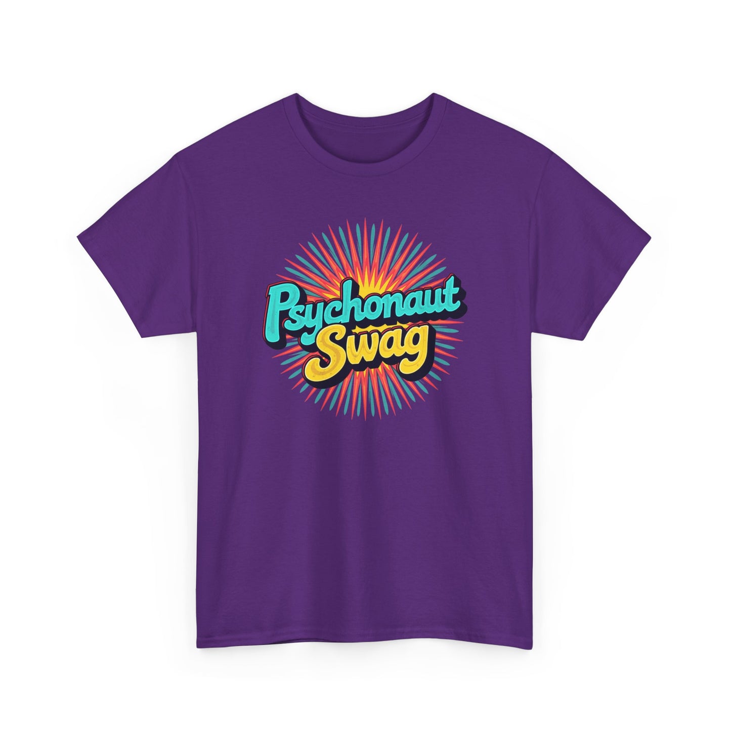 Psychonaut Swag, Atom light Tee, Psychedelic Graphic Tee, Unisex Heavy Cotton Tee, Casual Wear, Music Festival Shirt, Gift for Stoners, Vintage Style T-Shirt - Psychonaut Swag