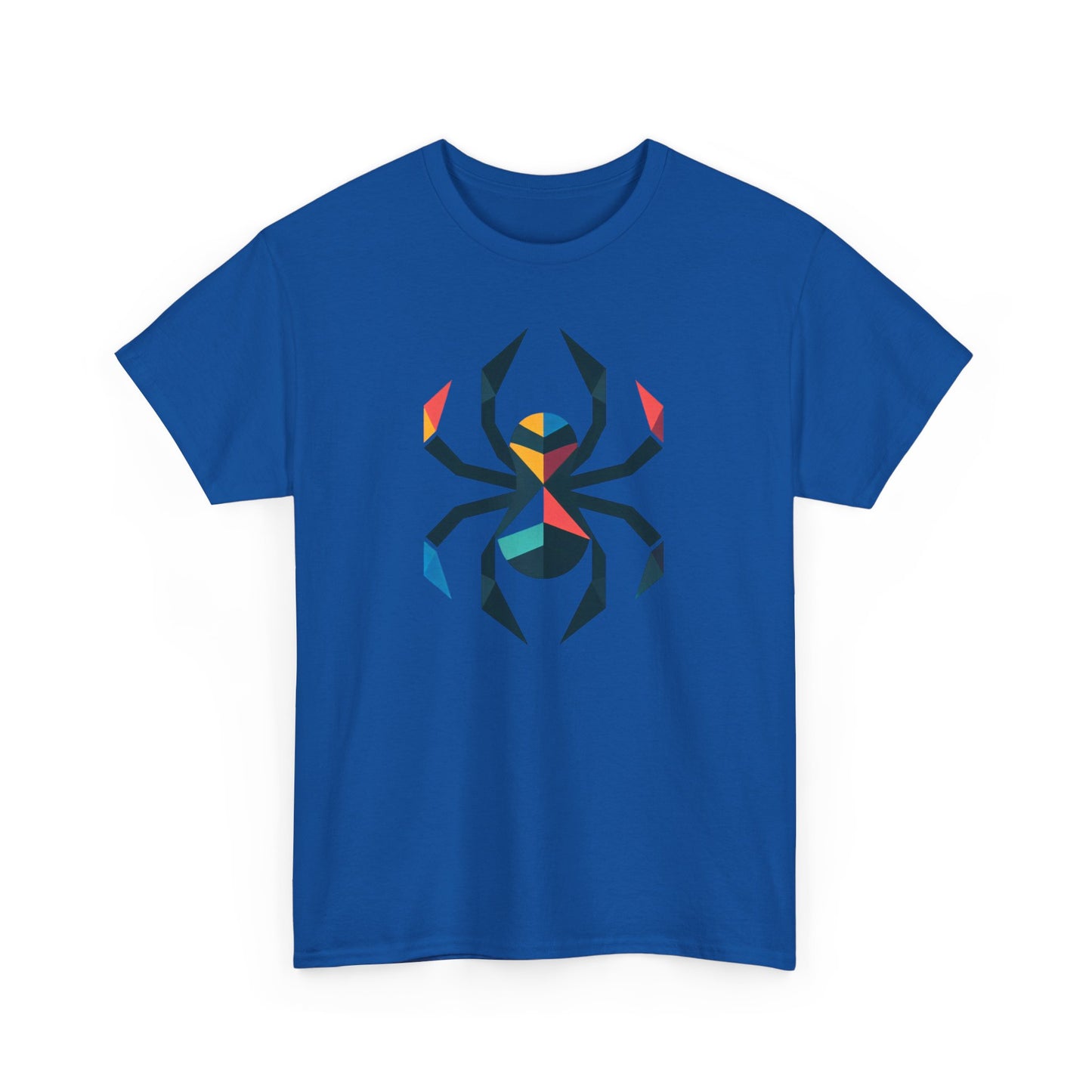 Colorful Spider, Graphic Unisex Heavy Cotton Tee - Psychonaut Swag