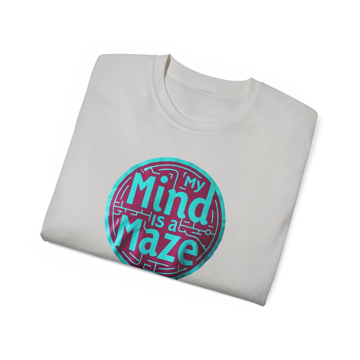 Mind is a Maze Unisex Ultra Cotton Tee - Creative and Thoughtful Shirt - Psychonaut Swag