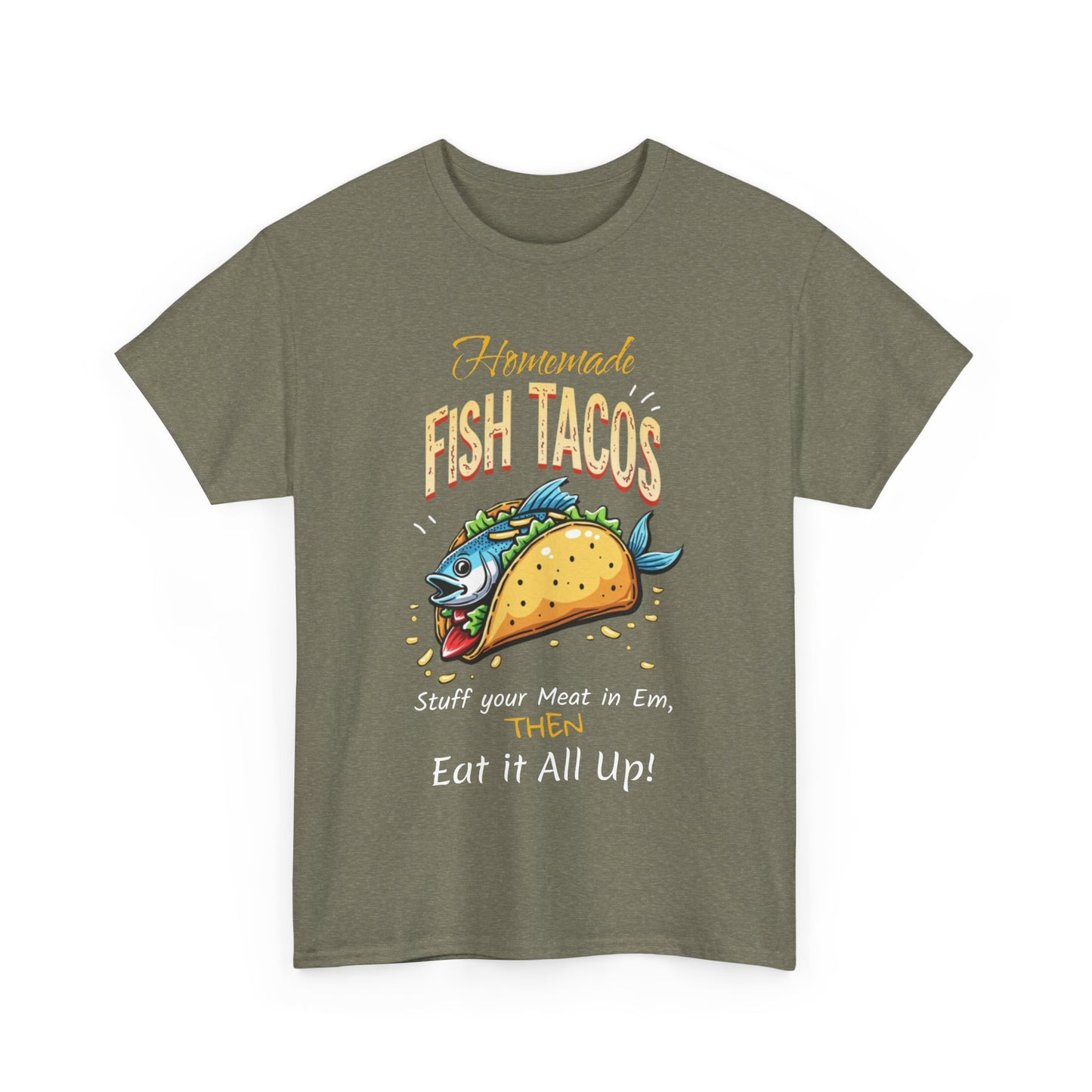 Fish Tacos Unisex Cotton Tee - Perfect for Food Lovers & Taco Tuesday - Psychonaut Swag