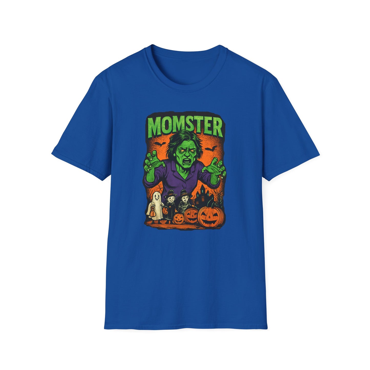 Halloween Momster T-Shirt, Unisex Spooky Tee, Cute Halloween Shirt, Gift for Halloween Lovers, Family Costume Shirt, Trick or Treat Shirt