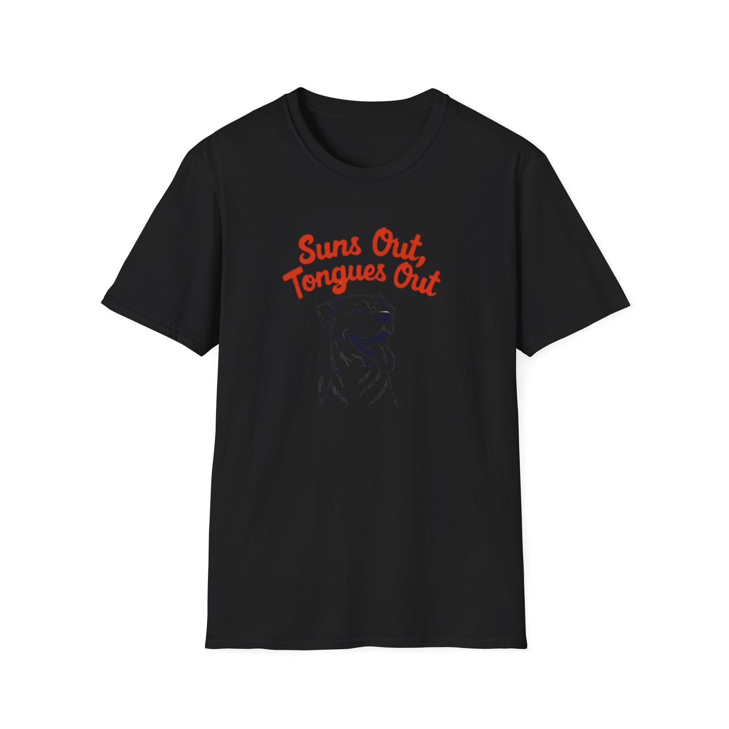 Suns Out, Tongues Out T-Shirt – Unisex Summer Tee, Dog Lovers Gift, Casual Wear, Cute Pet Shirt, Animal Lover Apparel - Psychonaut Swag
