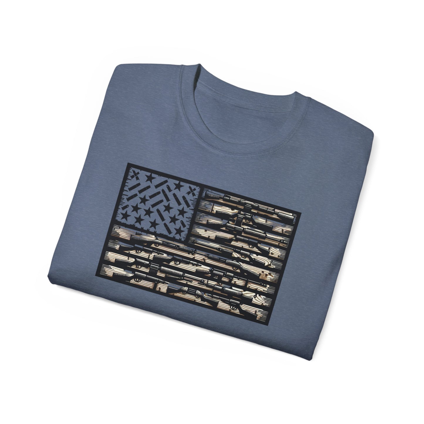 2nd Amendment Flag, Unisex Ultra Cotton Tee - Psychonaut Swag