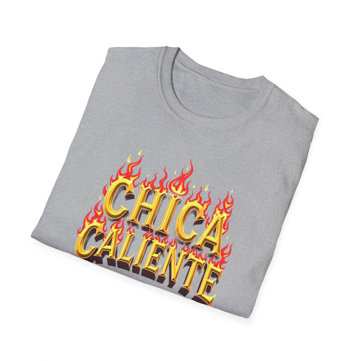 Hot Chick, Flame T-Shirt, Trendy Graphic Tee, Chica Caliente Shirt, Gift for Her, Summer Fashion, Casual Style - Psychonaut Swag