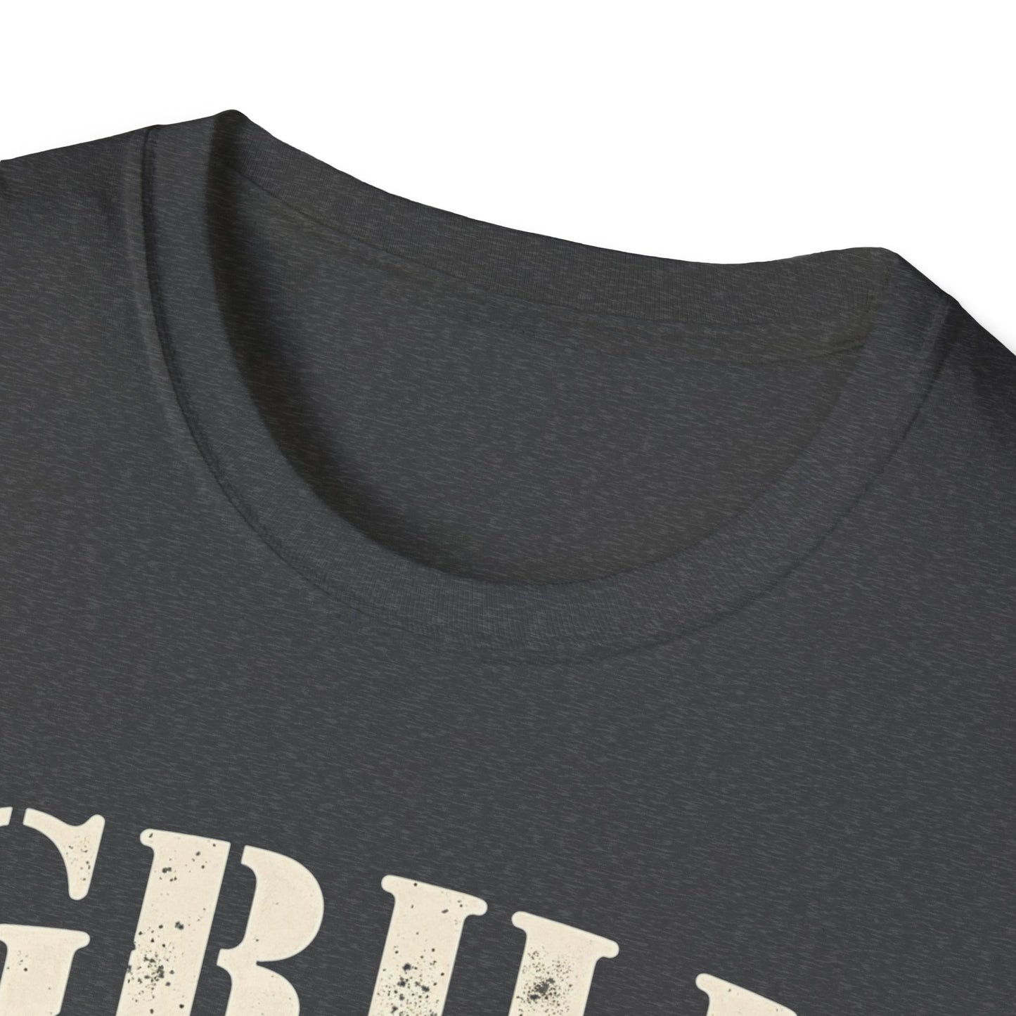 Grill Sergeant T-Shirt, Unisex Softstyle Tee, BBQ Gift, Father's Day Shirt, Grilling Apparel - Psychonaut Swag