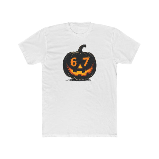 Halloween Jack-O'-Lantern Tee — 6/7 Pumpkin Graphic Shirt