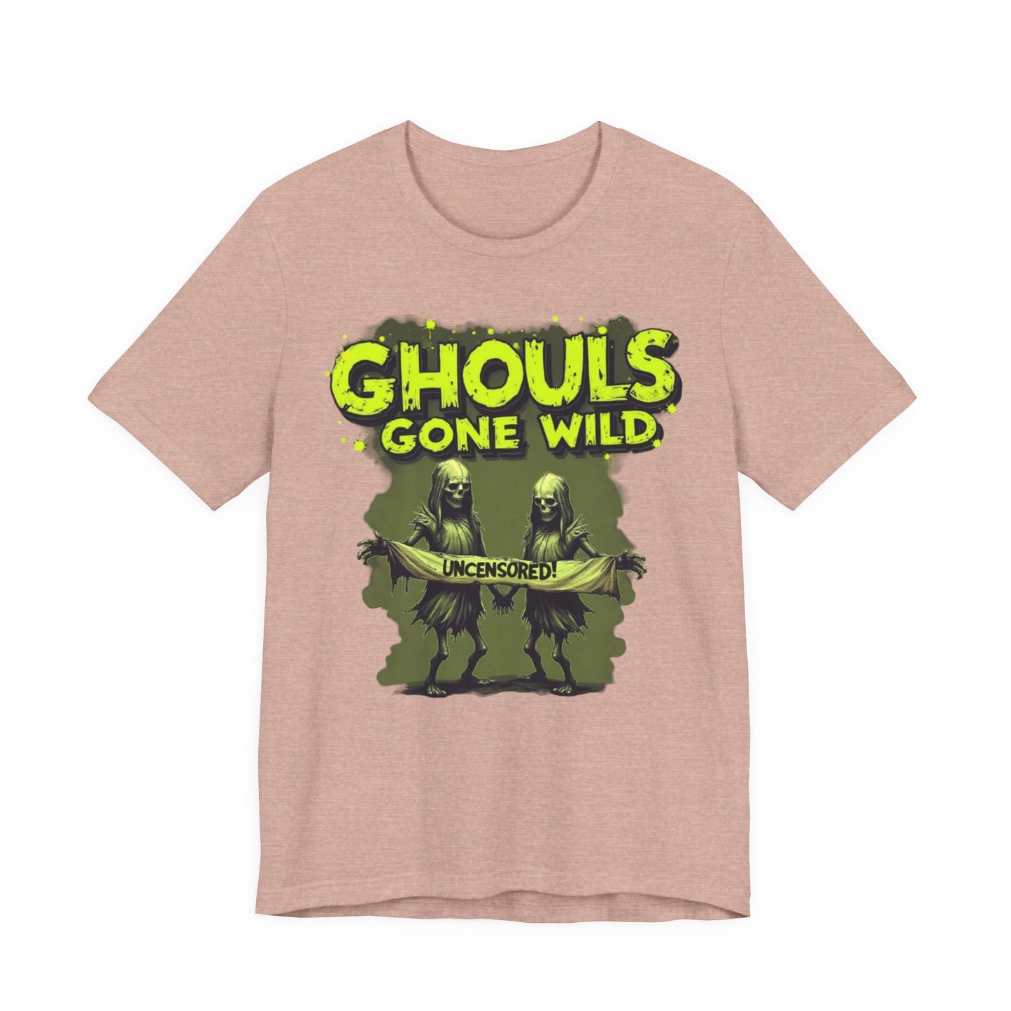 Ghouls Gone Wild Tee, Funny Halloween T-Shirt, Unisex Graphic Tee, Spooky Party Shirt, Casual Wear for Halloween