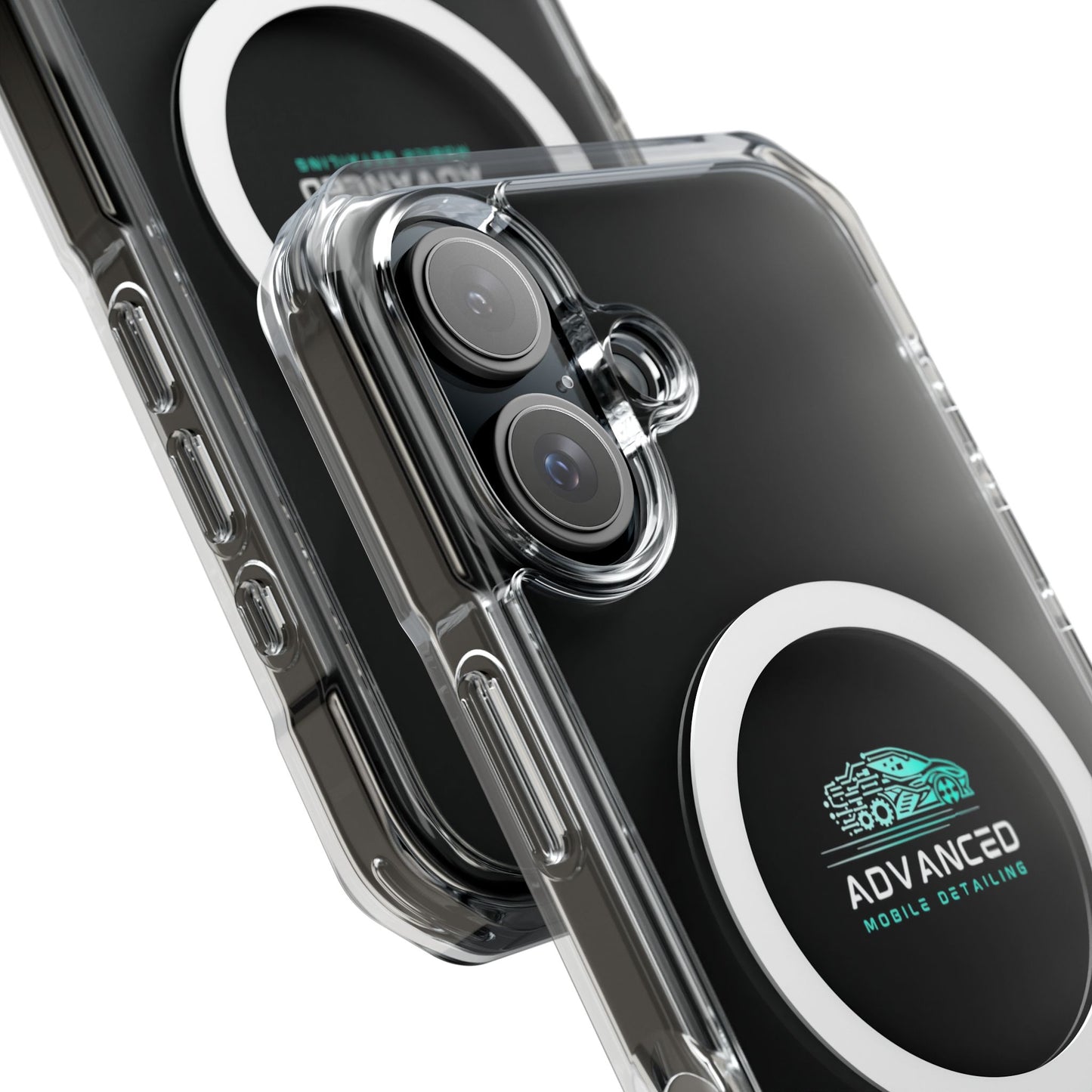 Advanced Mobile Detailing, Phone Case for Car Enthusiasts, Clear Protective Shell, Advanced Mobile Detailing, Customizable Gift, Stylish Phone Accessory