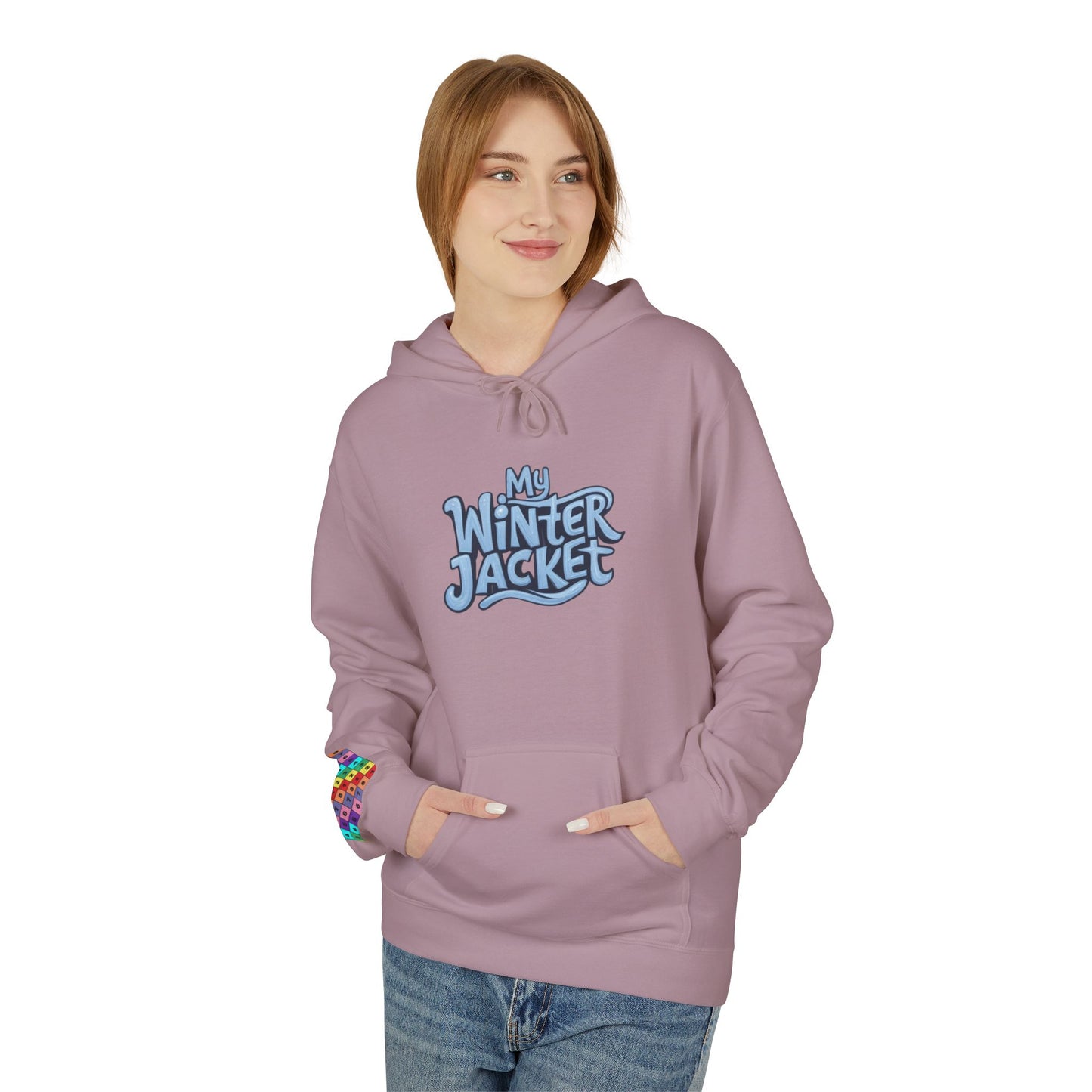 My Winter Jacket, Unisex Midweight Softstyle Fleece Hoodie - Psychonaut Swag
