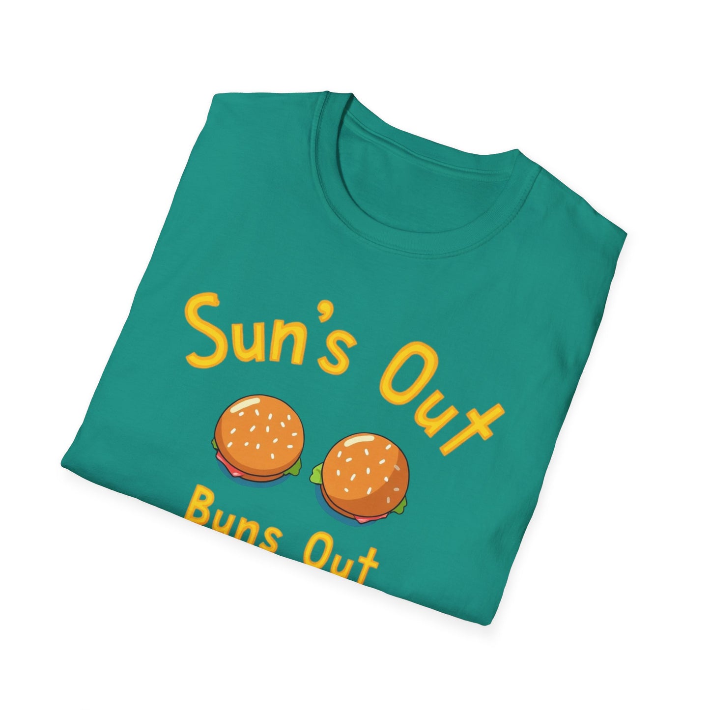 Sun's Out Buns Out, Sunny Vibes T-Shirt - Funny Summer Tee for Beach Days, BBQs, Pool Parties, Birthday Gifts, Vacation Wear - Psychonaut Swag