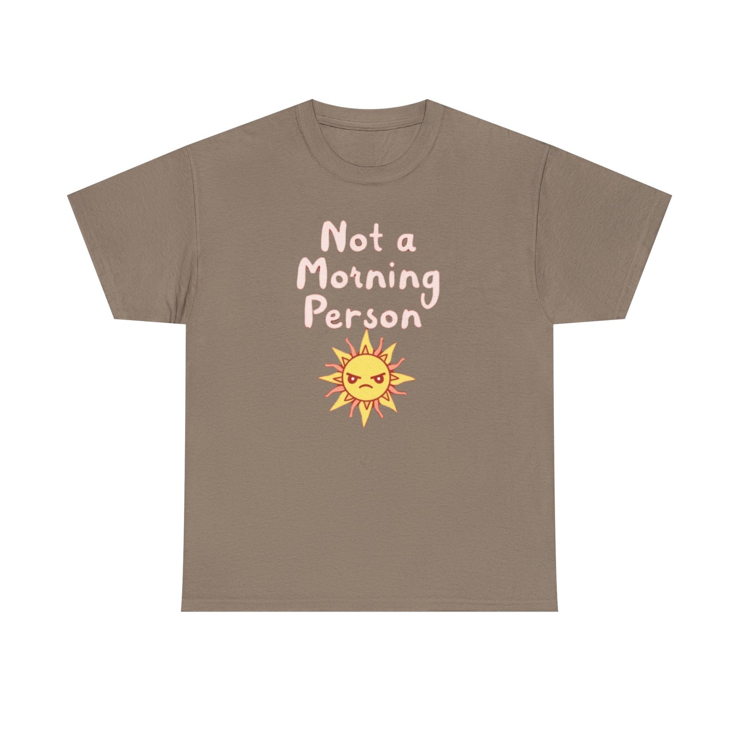Not a Morning Person, Unisex Cotton T-Shirt, Fun Apparel for Kids and Adults, Perfect Gift for Birthdays and Celebrations - Psychonaut Swag