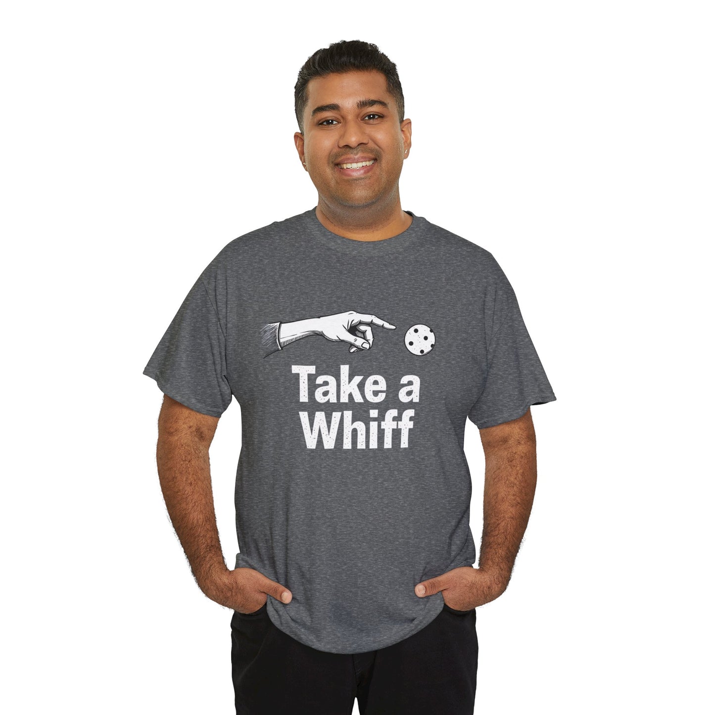 Take a whiff, Unisex Heavy Cotton Tee - Perfect for Fun Gatherings, Casual Outings, Gifts, and Everyday Wear