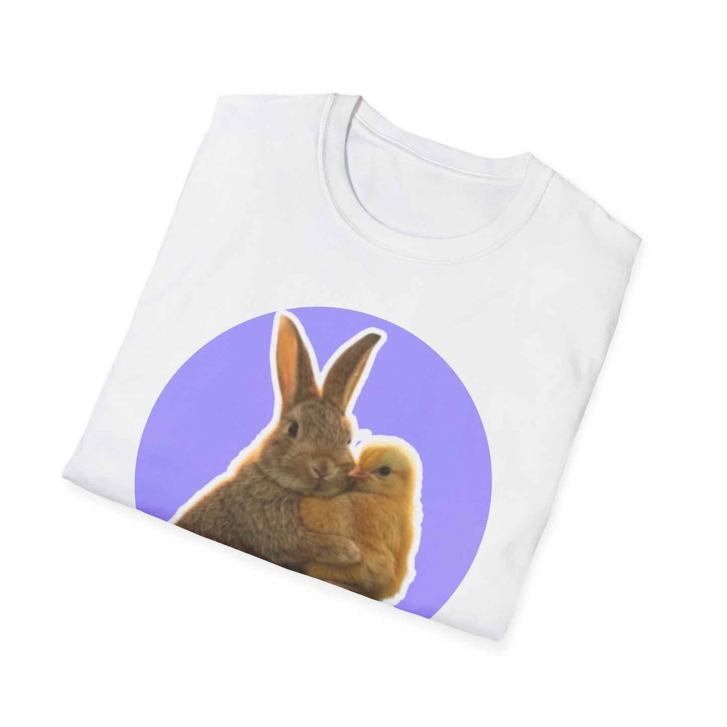Easter Bunny and Chic, Unisex Softstyle T-Shirt