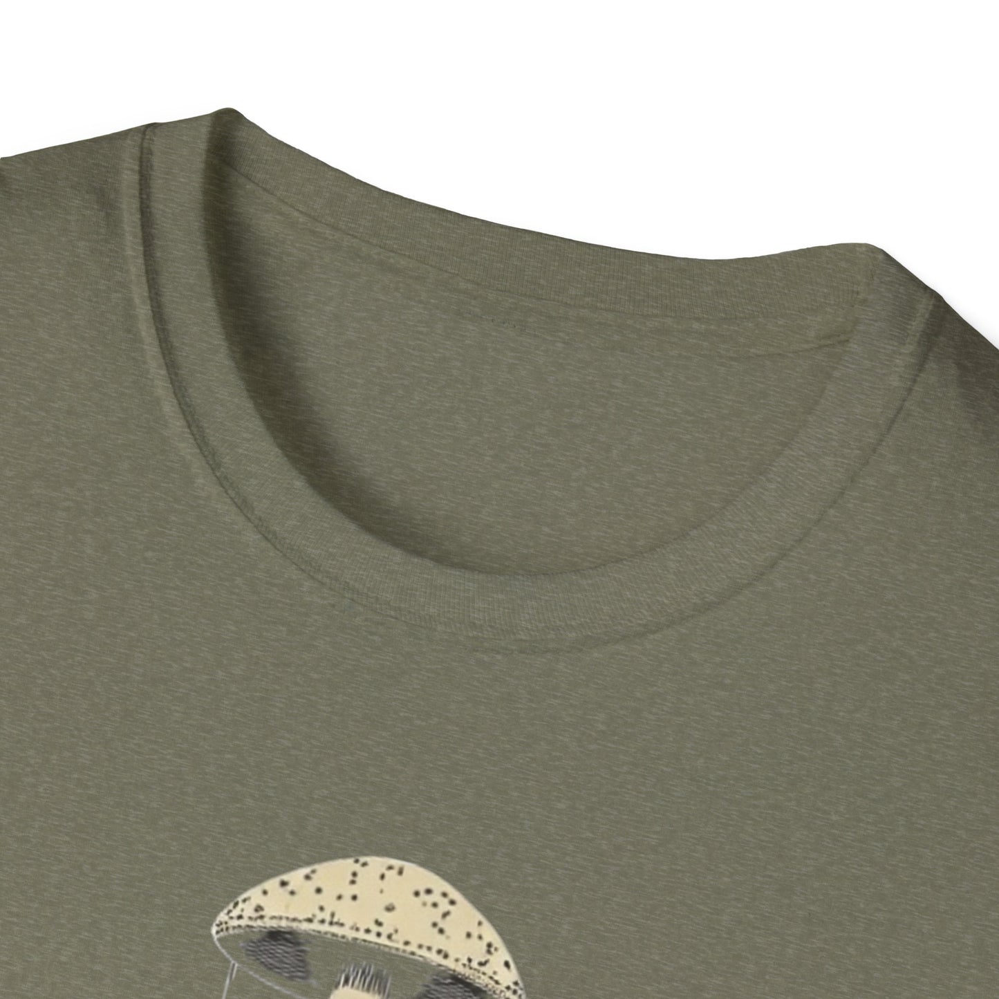 Ego Death Club Mushroom, T-Shirt, Unisex Softstyle Tee, Casual Wear, Gift for Friends, Unique Graphic Shirt - Psychonaut Swag