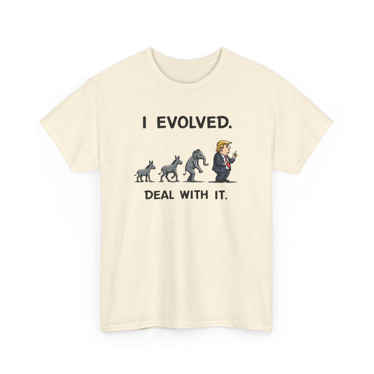 I Evolved, political humor, Funny Unisex T-Shirt, Gift for Dog Lovers, Casual Wear, Statement Shirt - Psychonaut Swag