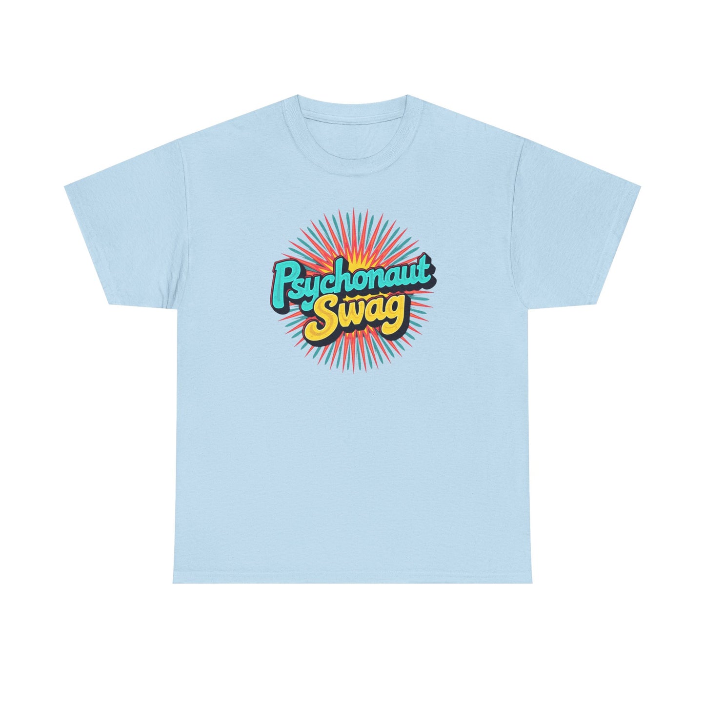 Psychonaut Swag, Atom light Tee, Psychedelic Graphic Tee, Unisex Heavy Cotton Tee, Casual Wear, Music Festival Shirt, Gift for Stoners, Vintage Style T-Shirt - Psychonaut Swag