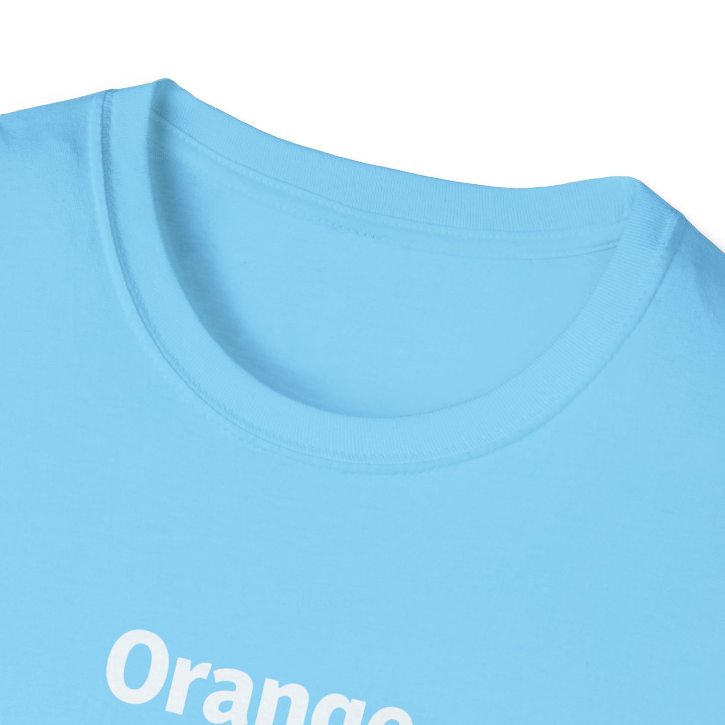 Grateful Orange T-Shirt, Unisex Casual Wear, Thanksgiving Shirt, Fall Vibes Tee, Gift for Friends, Comfortable Everyday Apparel - Psychonaut Swag