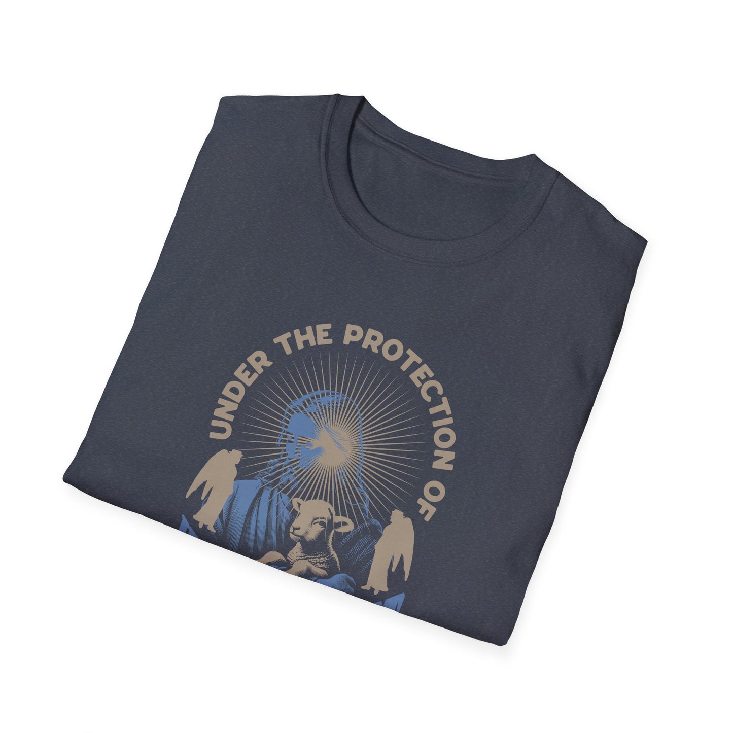 Jesus Christ Protection T-Shirt — “Under the Protection of Jesus Christ” Christian Tee